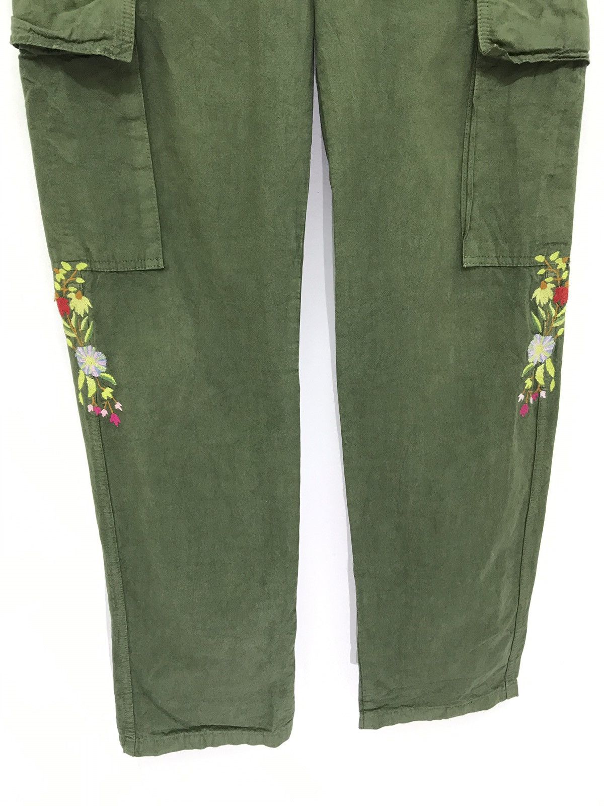 Johnbull John Bull Cargo Pant Florals Embroidery Regular fit Size US 29 - 5 Thumbnail