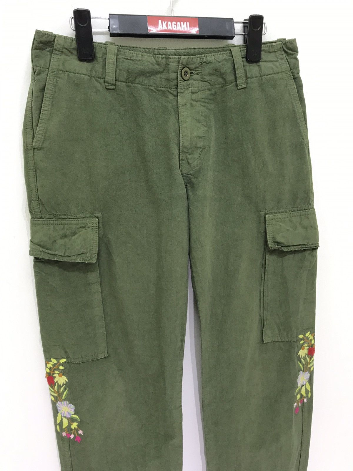 Johnbull John Bull Cargo Pant Florals Embroidery Regular fit Size US 29 - 6 Thumbnail