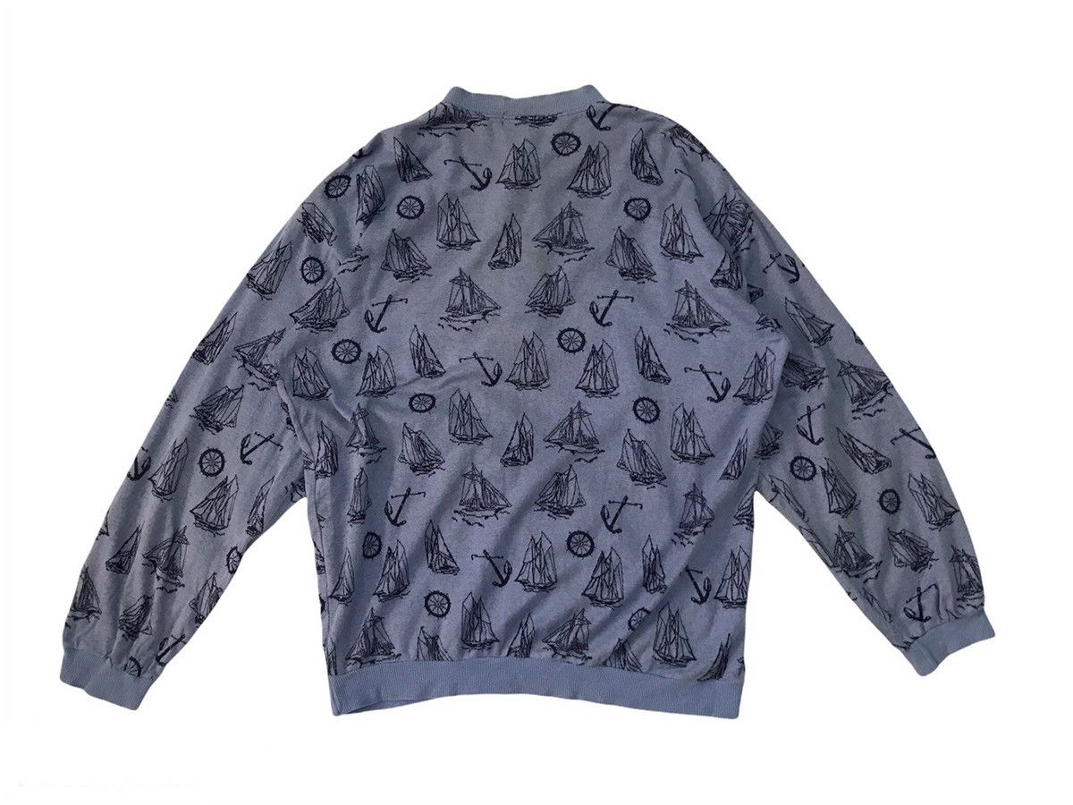 Christian Dior Monsieur Christian Dior Half Button Sweatshirt/Shirt Yacht Overprint Size US L / EU 52-54 / 3 - 2 Thumbnail