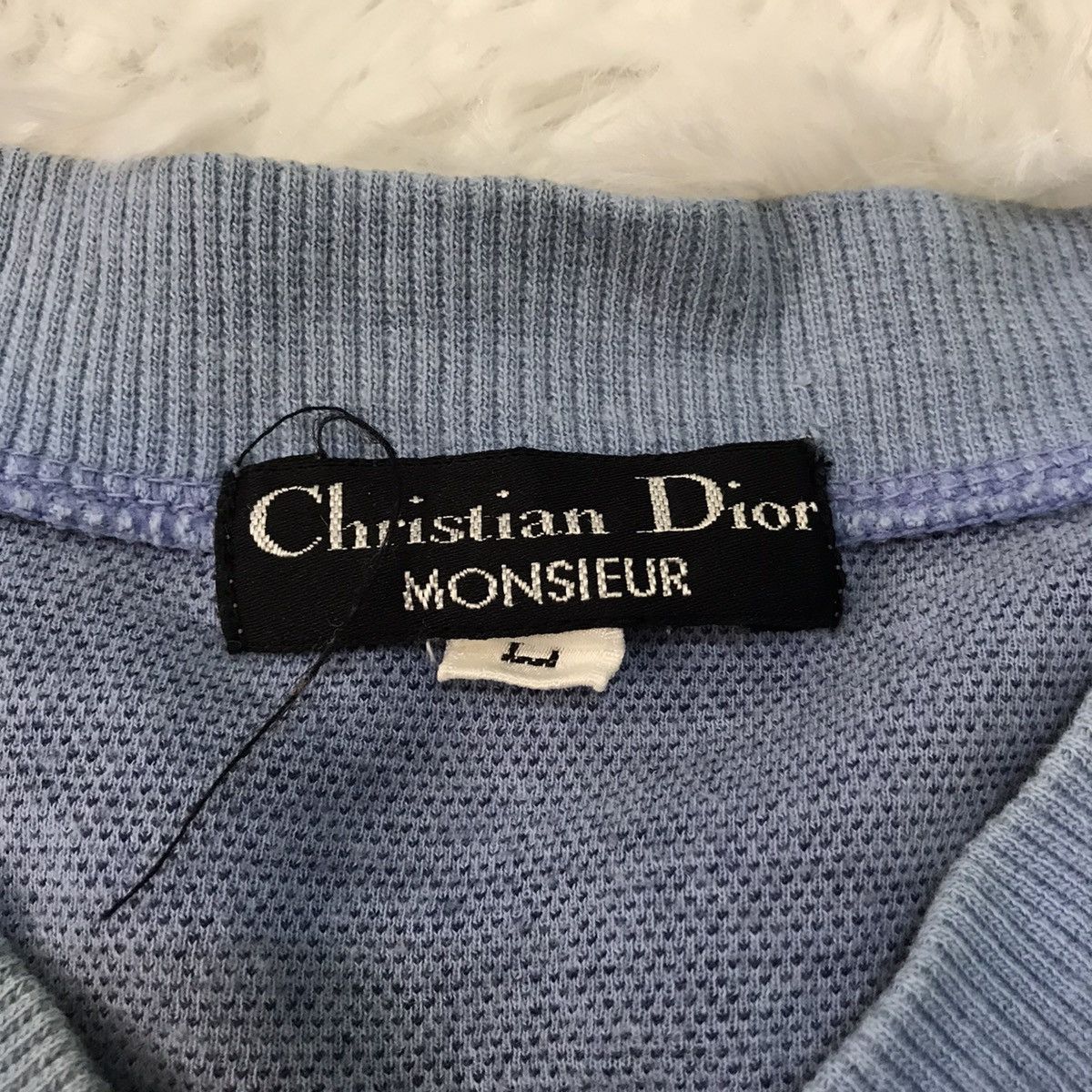 Christian Dior Monsieur Christian Dior Half Button Sweatshirt/Shirt Yacht Overprint Size US L / EU 52-54 / 3 - 15 Thumbnail
