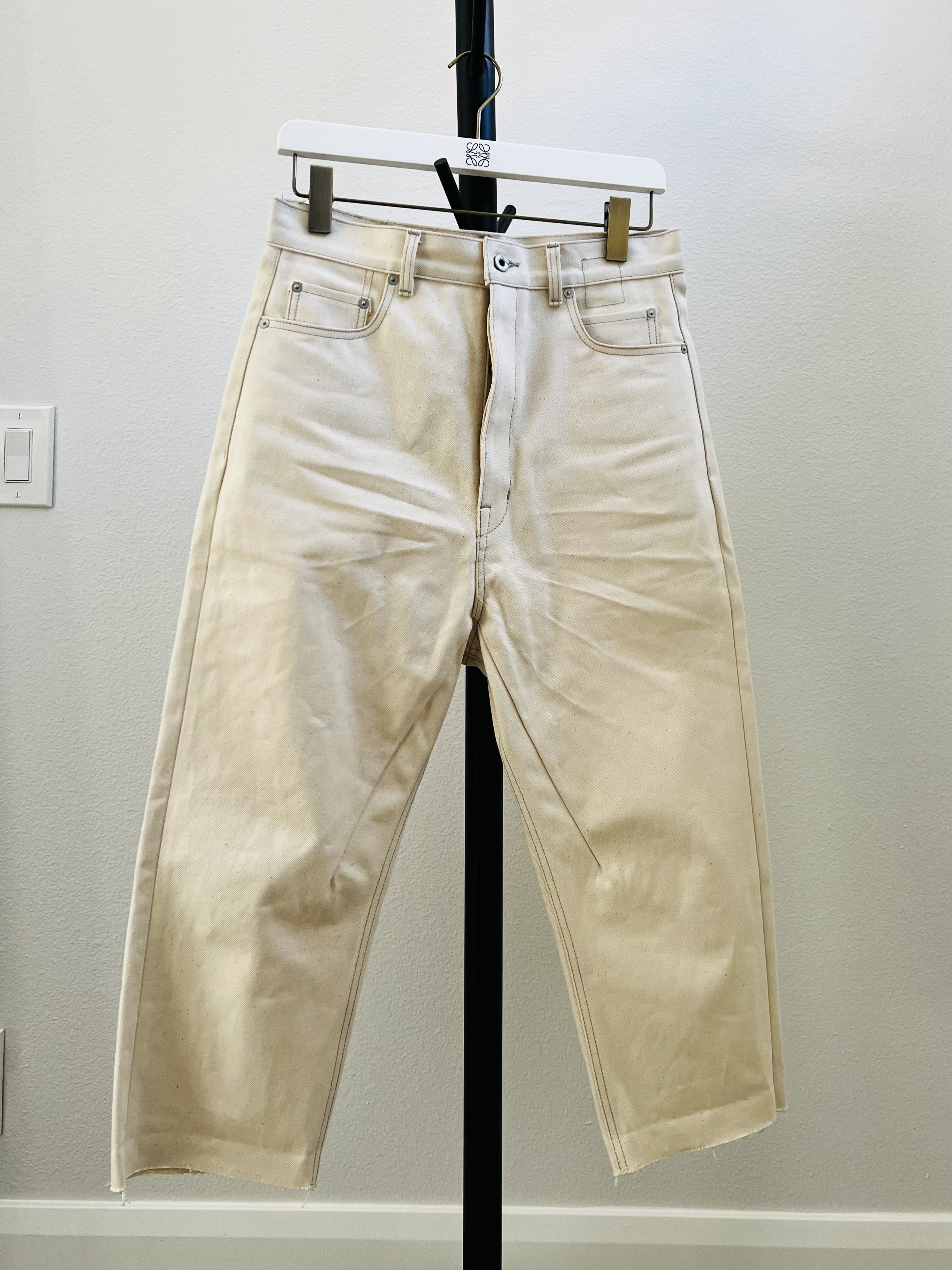 Rick Owens Bolan Bootcut Denim Jeans Size US 31 - 2 Thumbnail