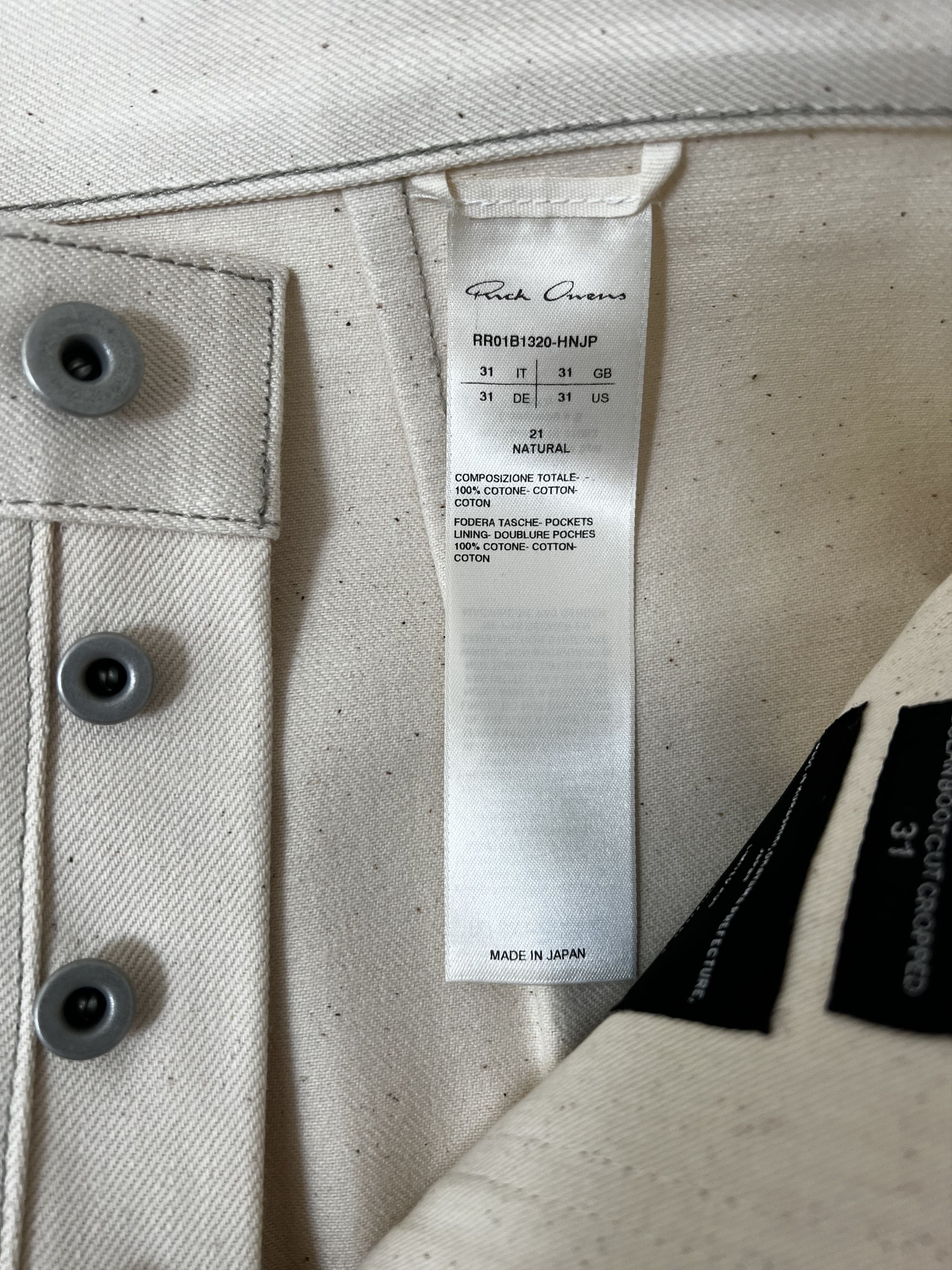 Rick Owens Bolan Bootcut Denim Jeans Size US 31 - 10 Thumbnail