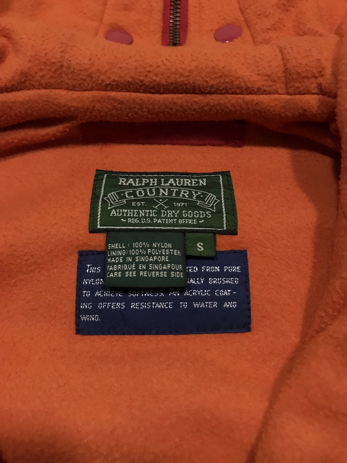 Polo Ralph Lauren MALDEN MILLS Bomber MA-1 Size US S / EU 44-46 / 1 - 5 Thumbnail