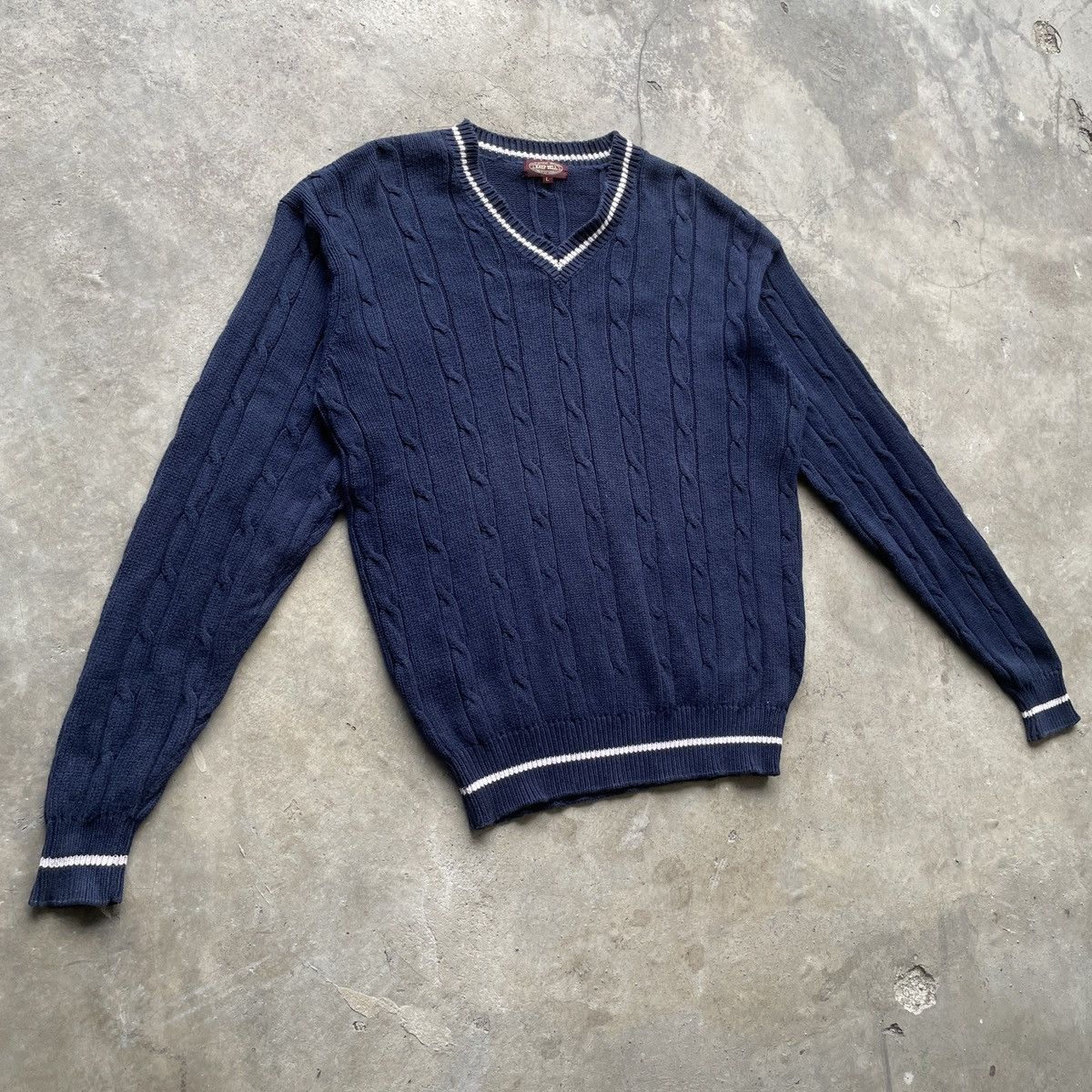 Japanese Brand Vintage Keep Bell Rare Design V Neck Knitwear Sweater Jumper Size US L / EU 52-54 / 3 - 2 Thumbnail