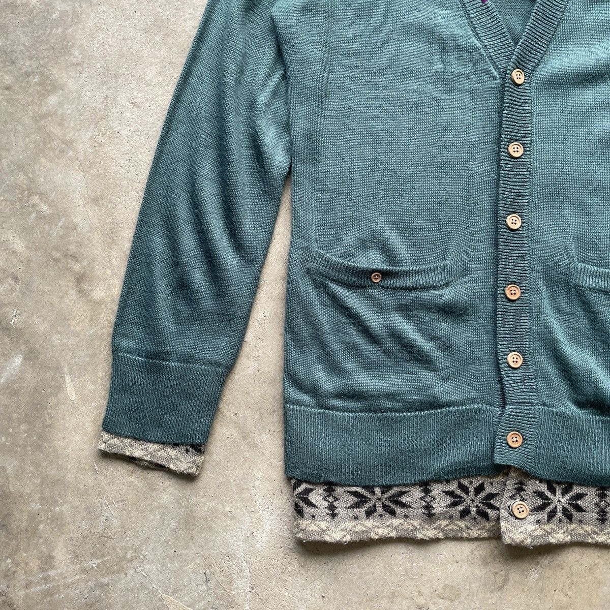 PPFM Vintage‼️ PPFM Emerald Green Rare Cardigan Knitwear Size US M / EU 48-50 / 2 - 4 Thumbnail