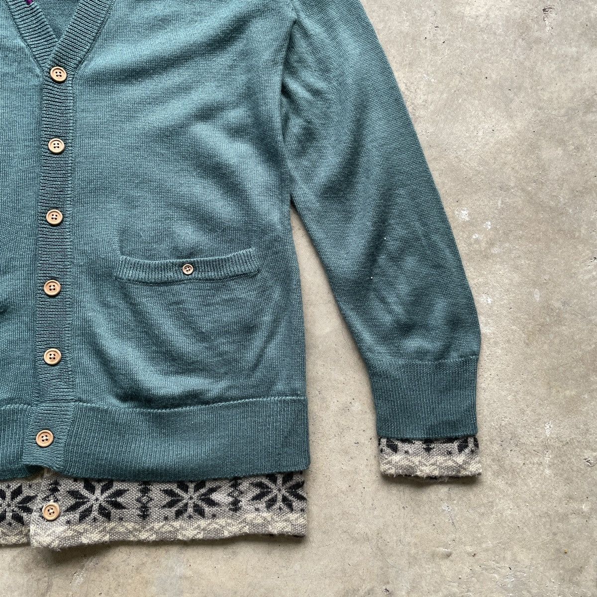 PPFM Vintage‼️ PPFM Emerald Green Rare Cardigan Knitwear Size US M / EU 48-50 / 2 - 5 Thumbnail