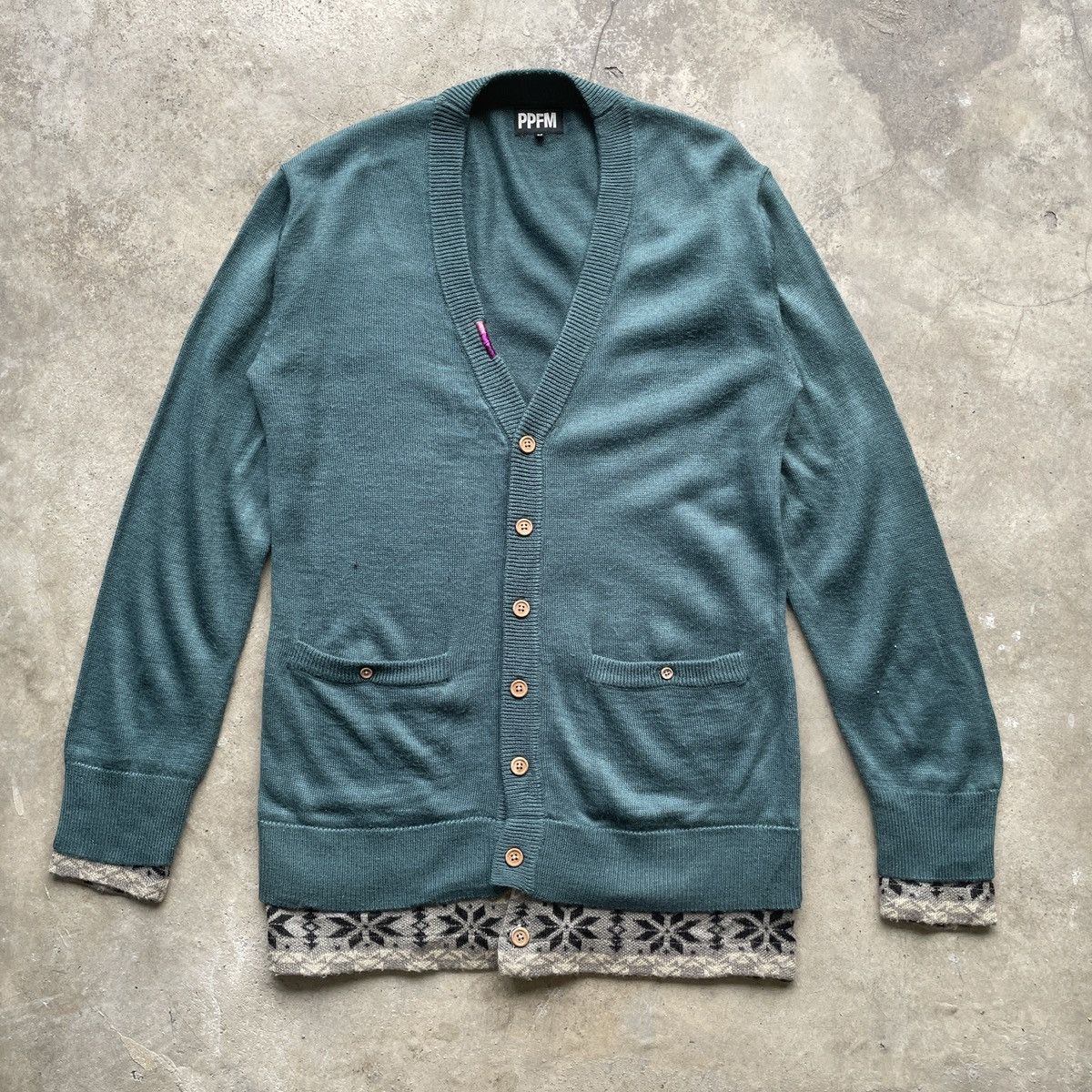 PPFM Vintage‼️ PPFM Emerald Green Rare Cardigan Knitwear Size US M / EU 48-50 / 2 - 1 Thumbnail