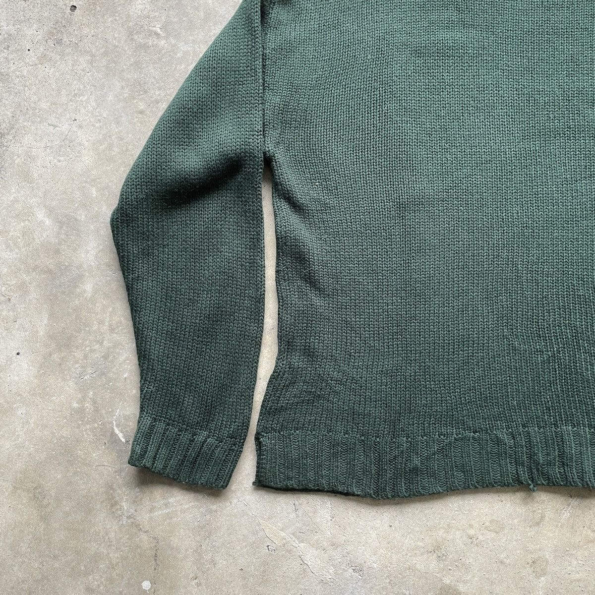 Aran Isles Knitwear Vintage American Flag Big Log Knit Browny Knitwear Sweater Size US XL / EU 56 / 4 - 8 Thumbnail