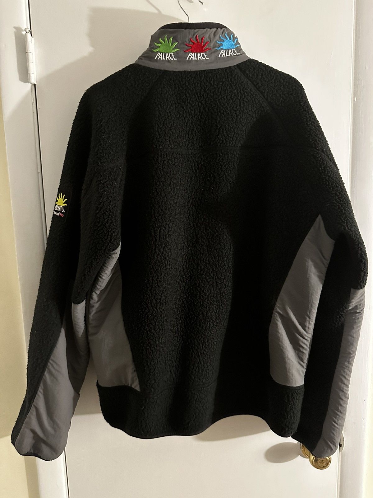 Palace Palace Black Polartec Go-Go Fleece Jacket Large | Grailed 