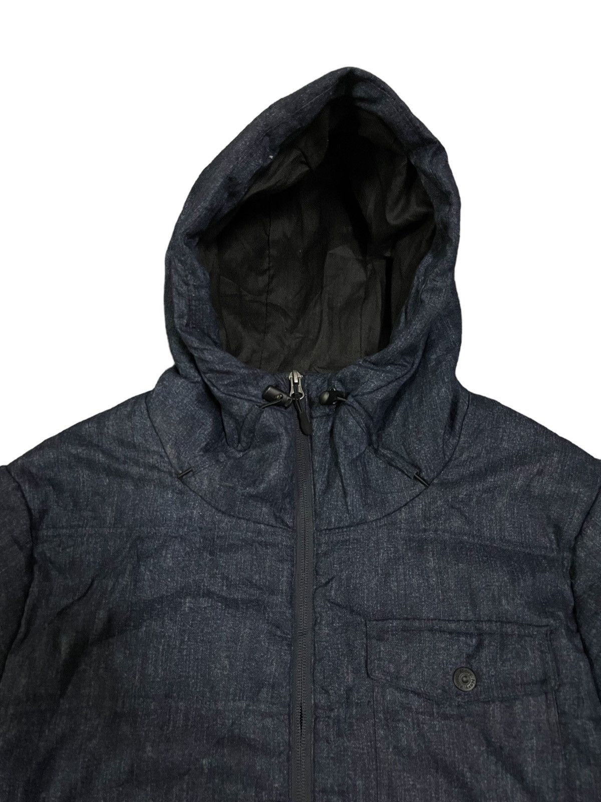 Japanese Brand Vintage Japanese Brand Denim Style Puffer Jacket Size US M / EU 48-50 / 2 - 6 Thumbnail