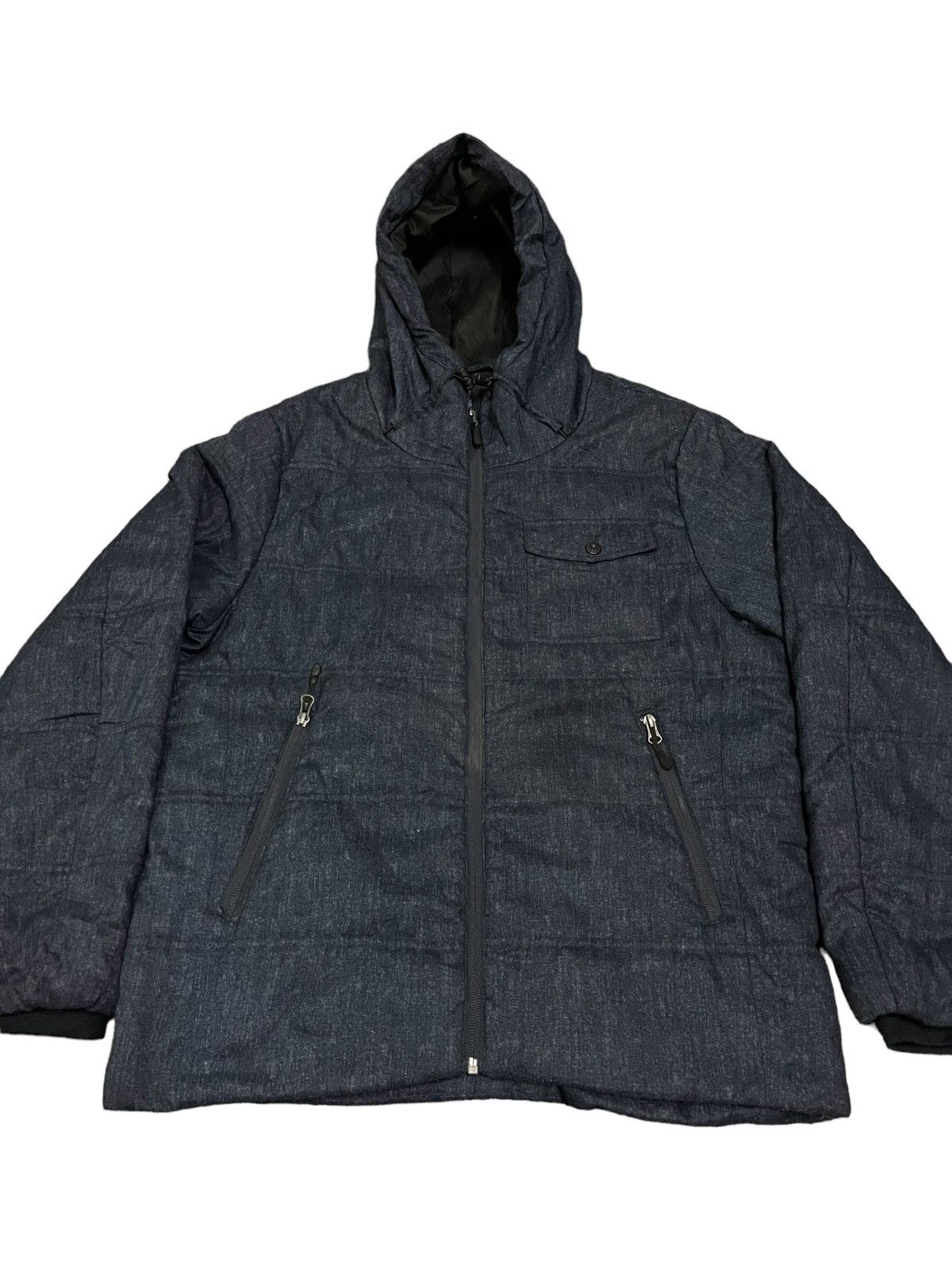 Japanese Brand Vintage Japanese Brand Denim Style Puffer Jacket Size US M / EU 48-50 / 2 - 5 Thumbnail