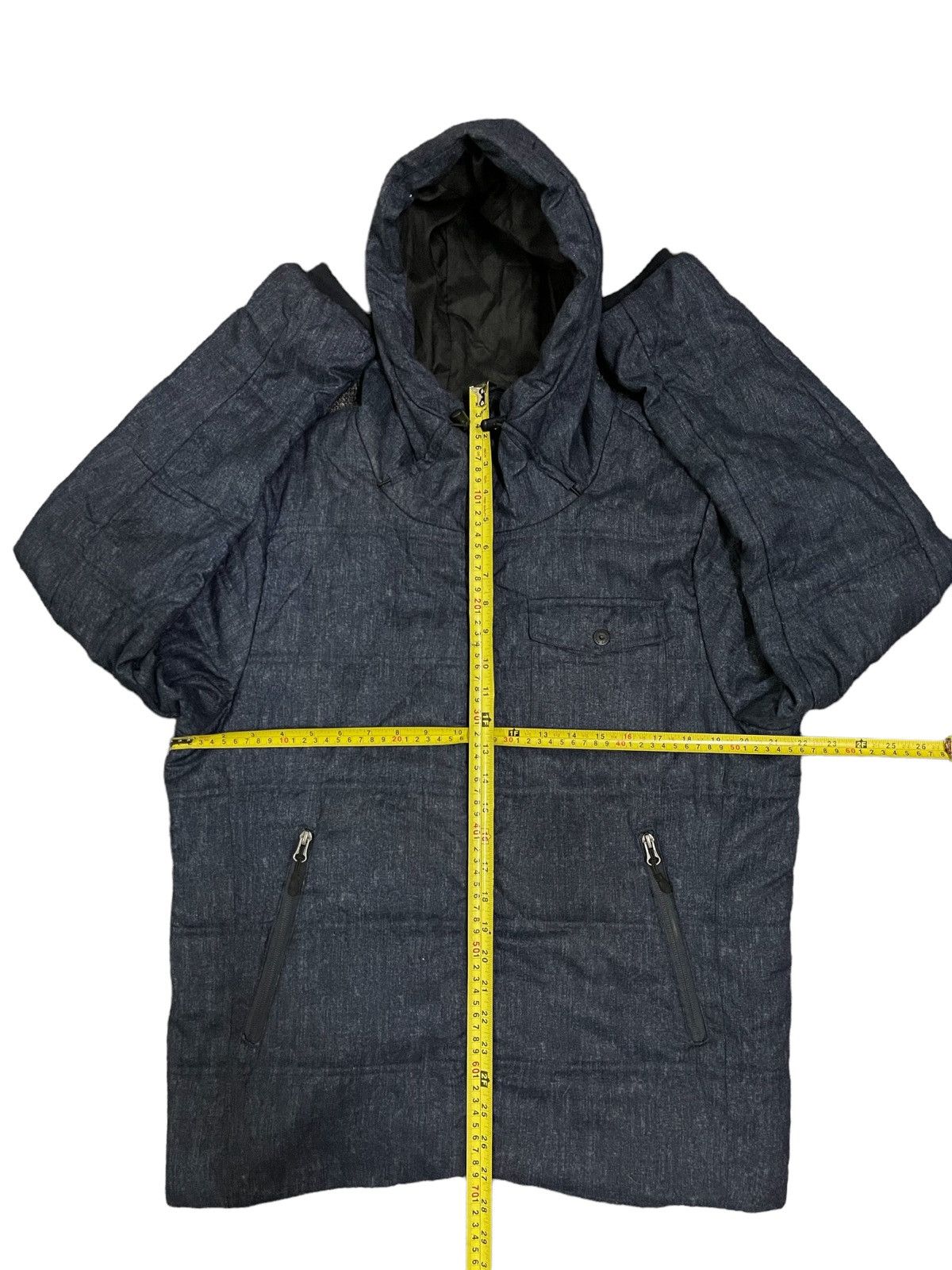 Japanese Brand Vintage Japanese Brand Denim Style Puffer Jacket Size US M / EU 48-50 / 2 - 11 Thumbnail