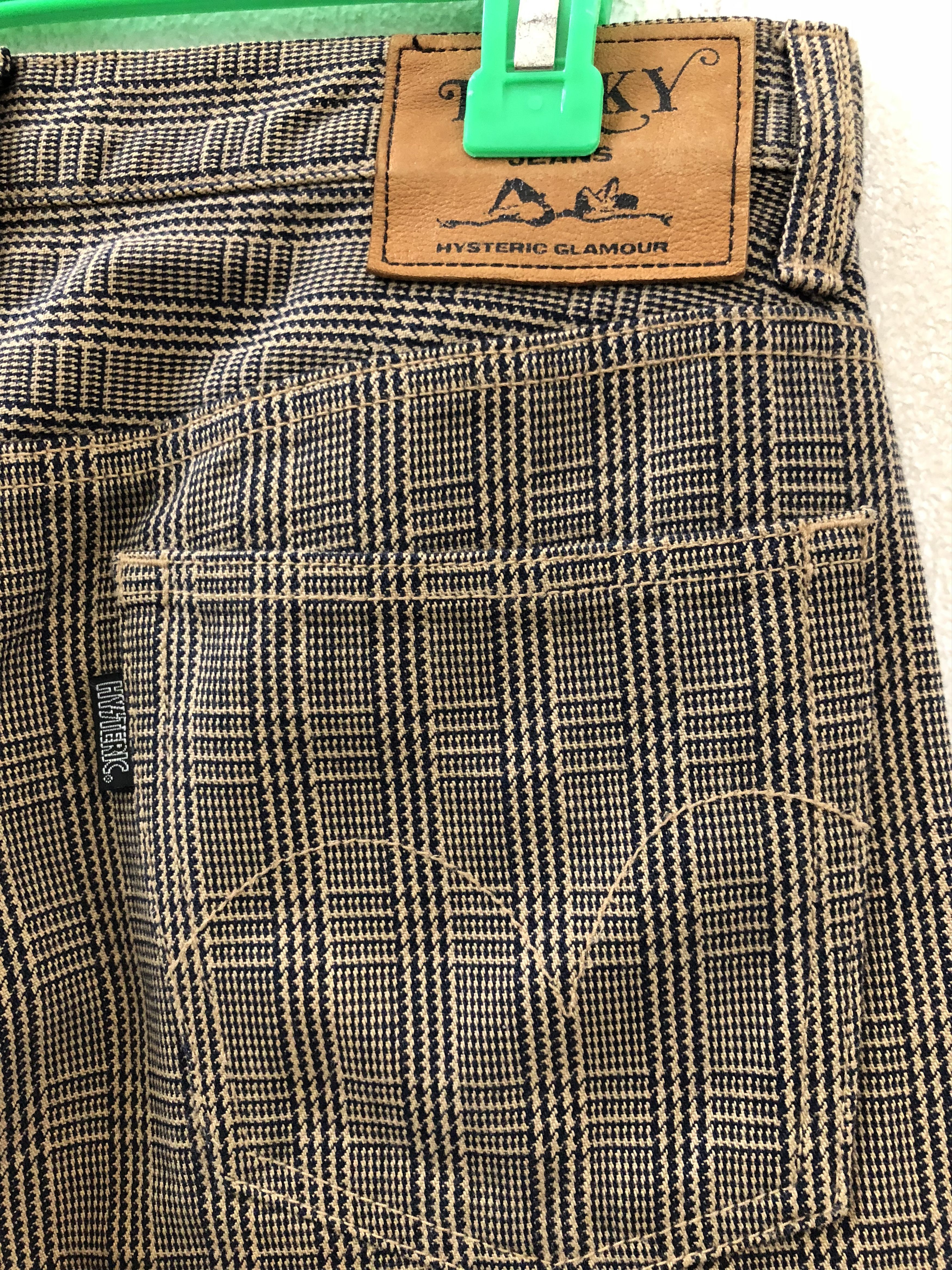 Hysteric Glamour Vintage HG Made in Japan Checkered Skinny Checks Pant Size US 29 - 8 Thumbnail