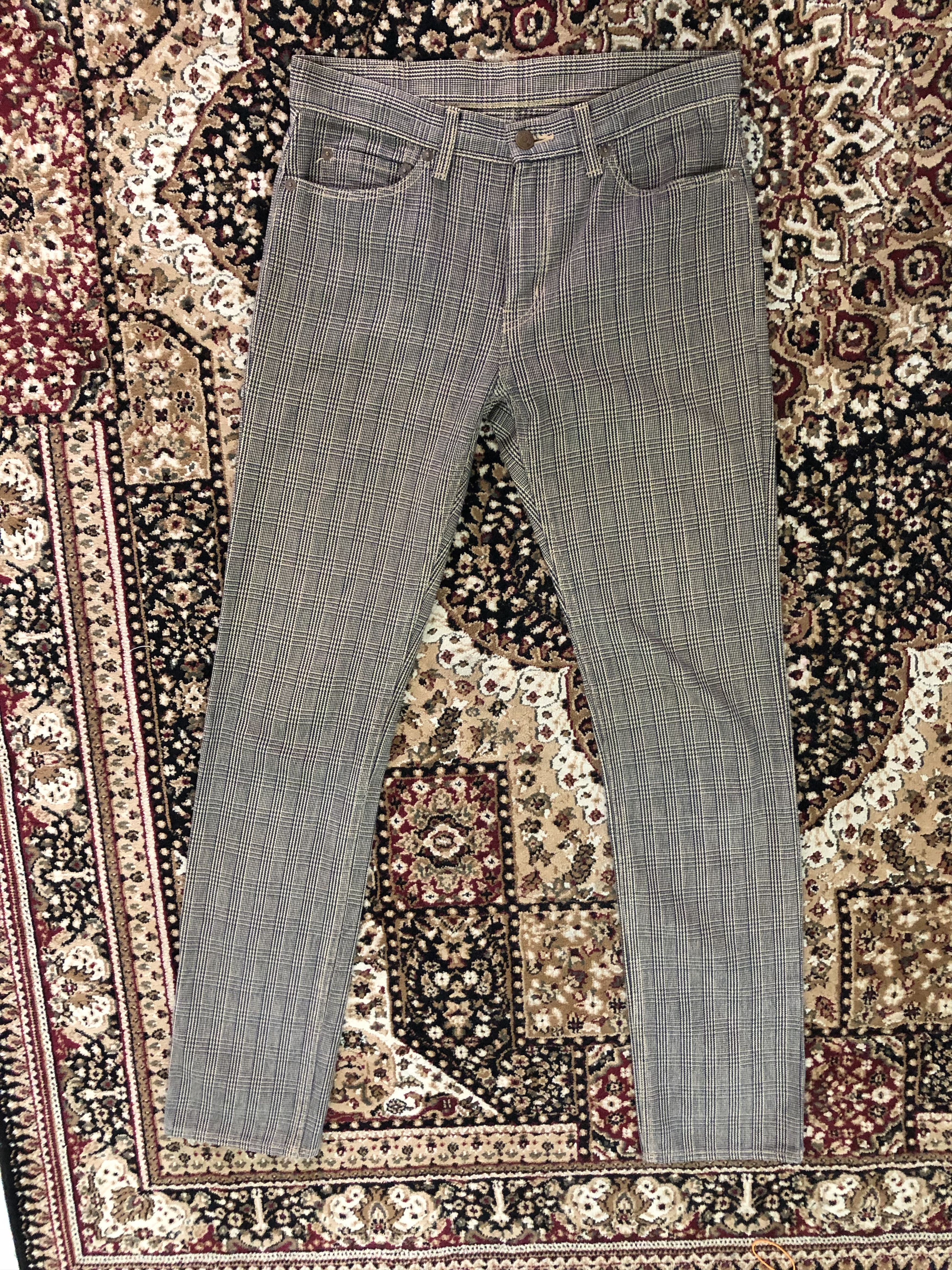 Hysteric Glamour Vintage HG Made in Japan Checkered Skinny Checks Pant Size US 29 - 10 Thumbnail