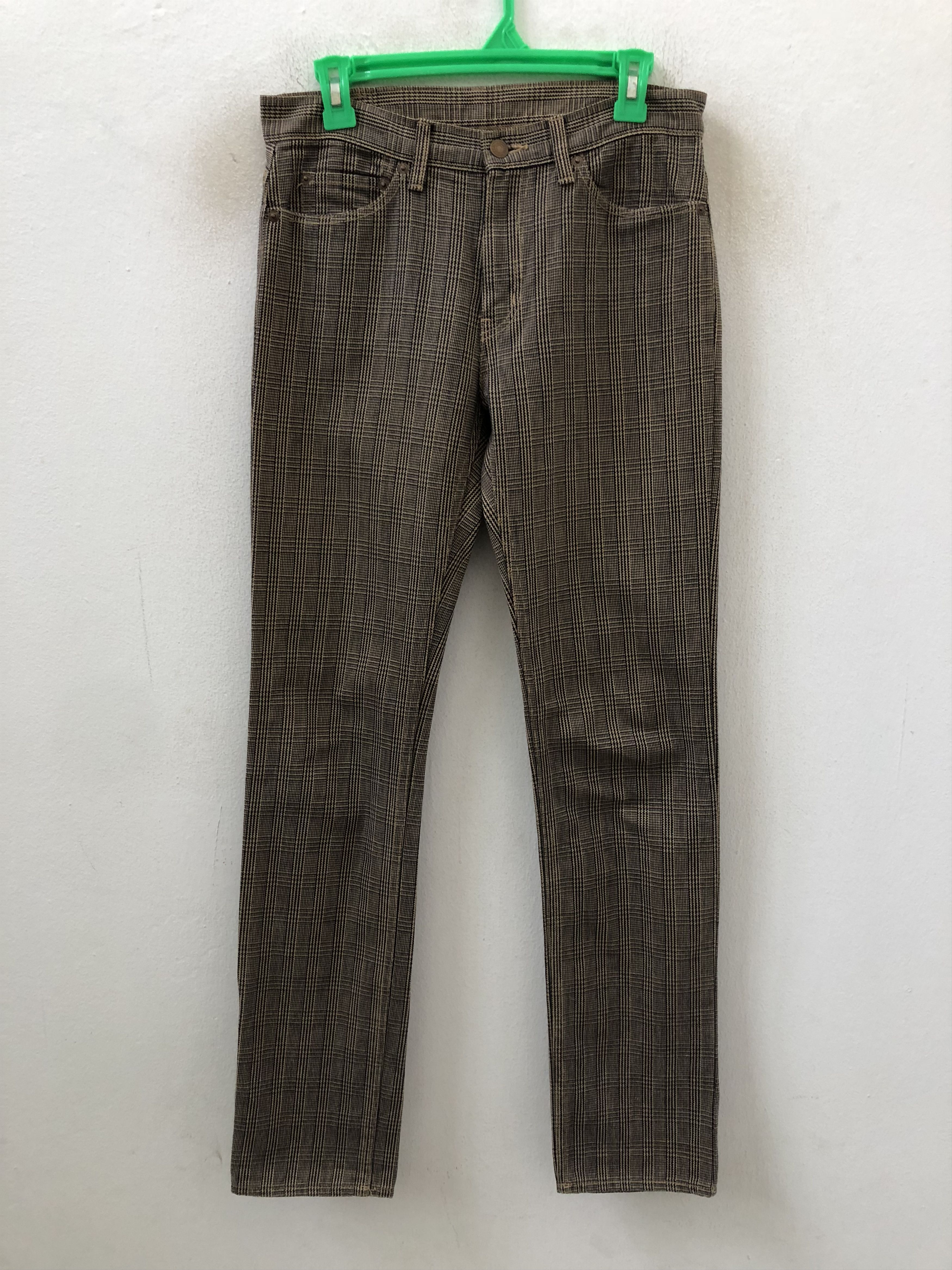 Hysteric Glamour Vintage HG Made in Japan Checkered Skinny Checks Pant Size US 29 - 1 Thumbnail
