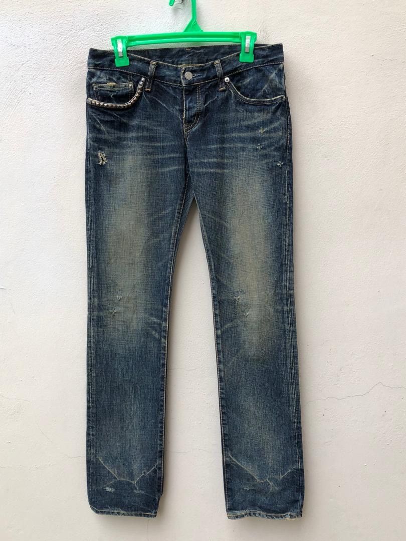 Hysteric Glamour × Vintage Vintage Hysteric Glamour Distressed Denim Jeans Size US 29 - 1 Thumbnail
