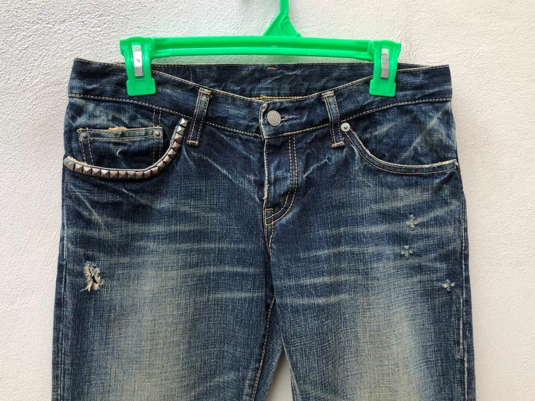 Hysteric Glamour × Vintage Vintage Hysteric Glamour Distressed Denim Jeans Size US 29 - 2 Thumbnail