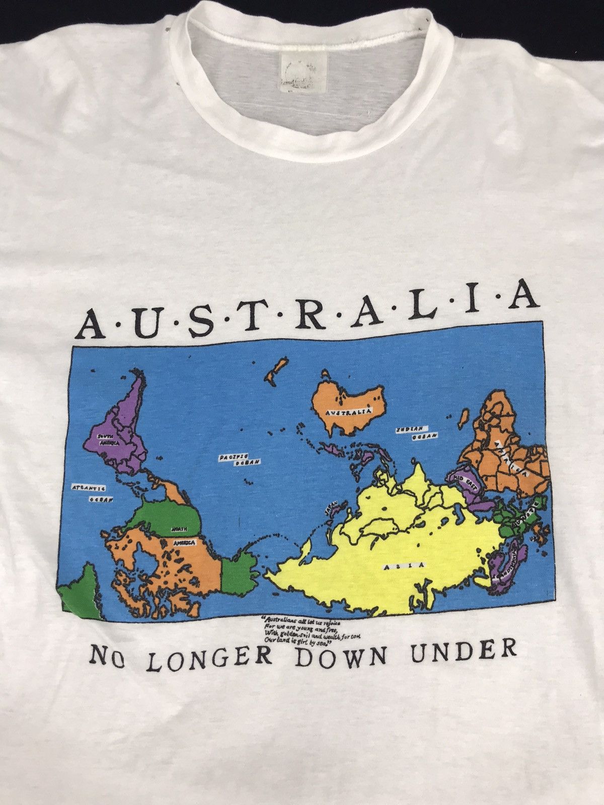 Band Tees 90s Australia Souvenir Tourist Paper Thin Souvenir Tee Size US M / EU 48-50 / 2 - 2 Thumbnail