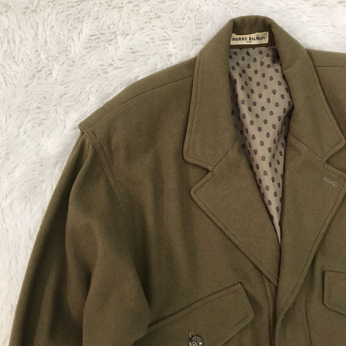 Pierre Balmain Pierre Balmain Wool Jacket With Inner Paisleys Size US M / EU 48-50 / 2 - 5 Thumbnail