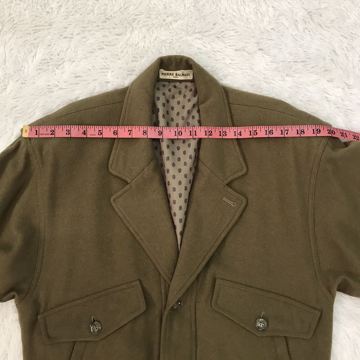 Pierre Balmain Pierre Balmain Wool Jacket With Inner Paisleys Size US M / EU 48-50 / 2 - 22 Thumbnail