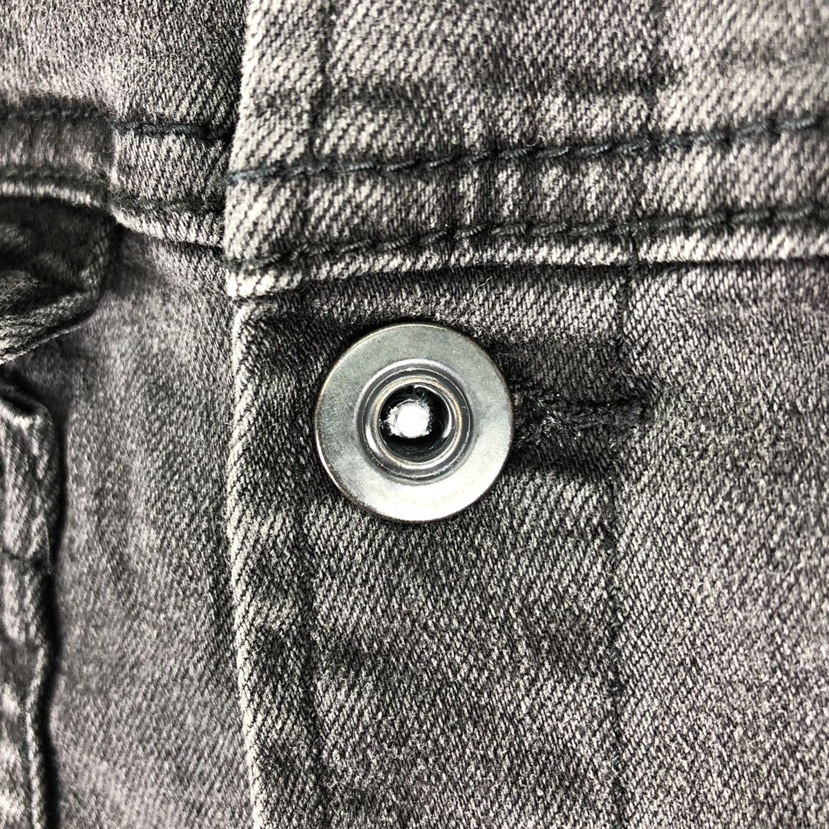 Japanese Brand Vintage Denim Trucker Jacket by Doux Fresco Mode Pour Hommes Size US M / EU 48-50 / 2 - 10 Thumbnail