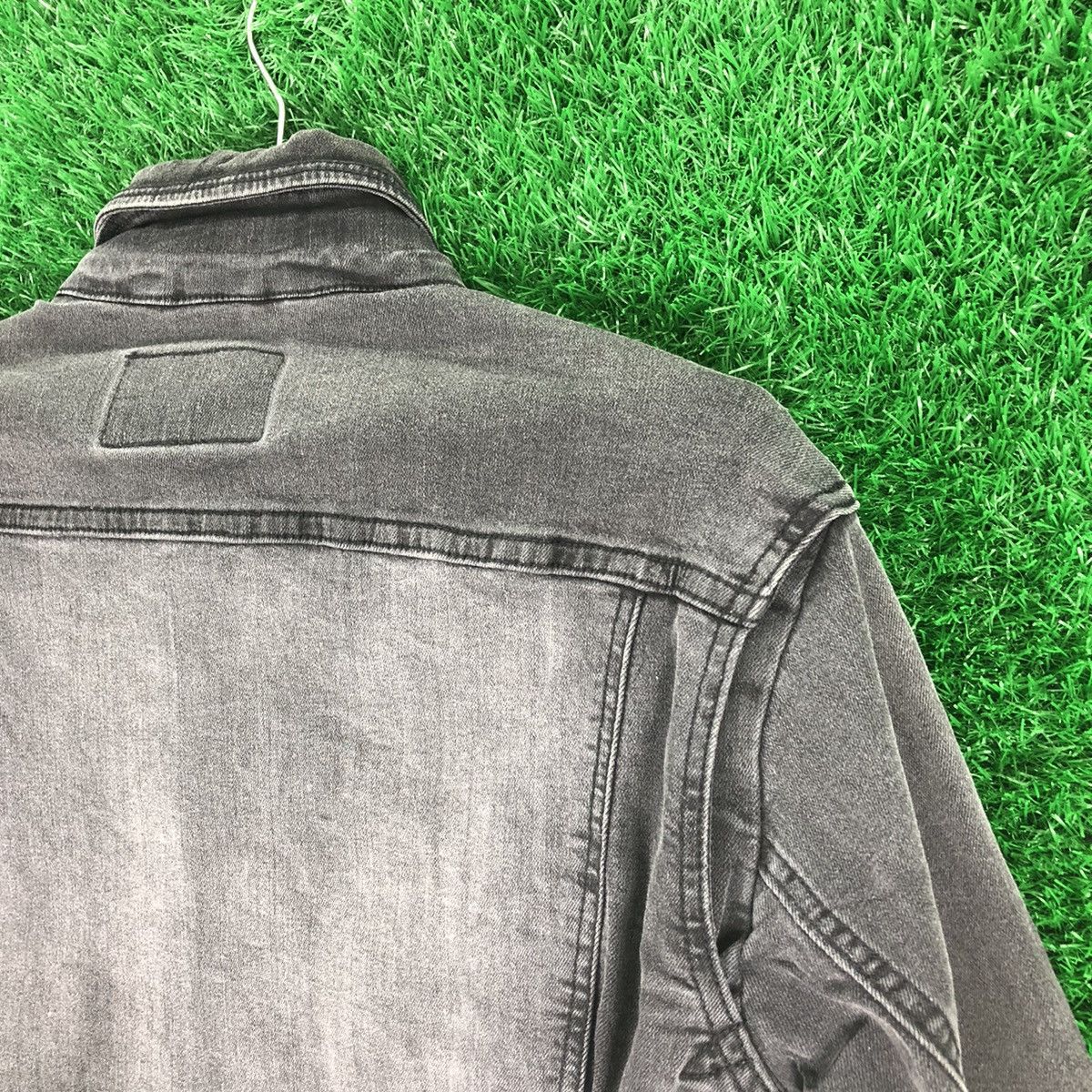 Japanese Brand Vintage Denim Trucker Jacket by Doux Fresco Mode Pour Hommes Size US M / EU 48-50 / 2 - 5 Thumbnail