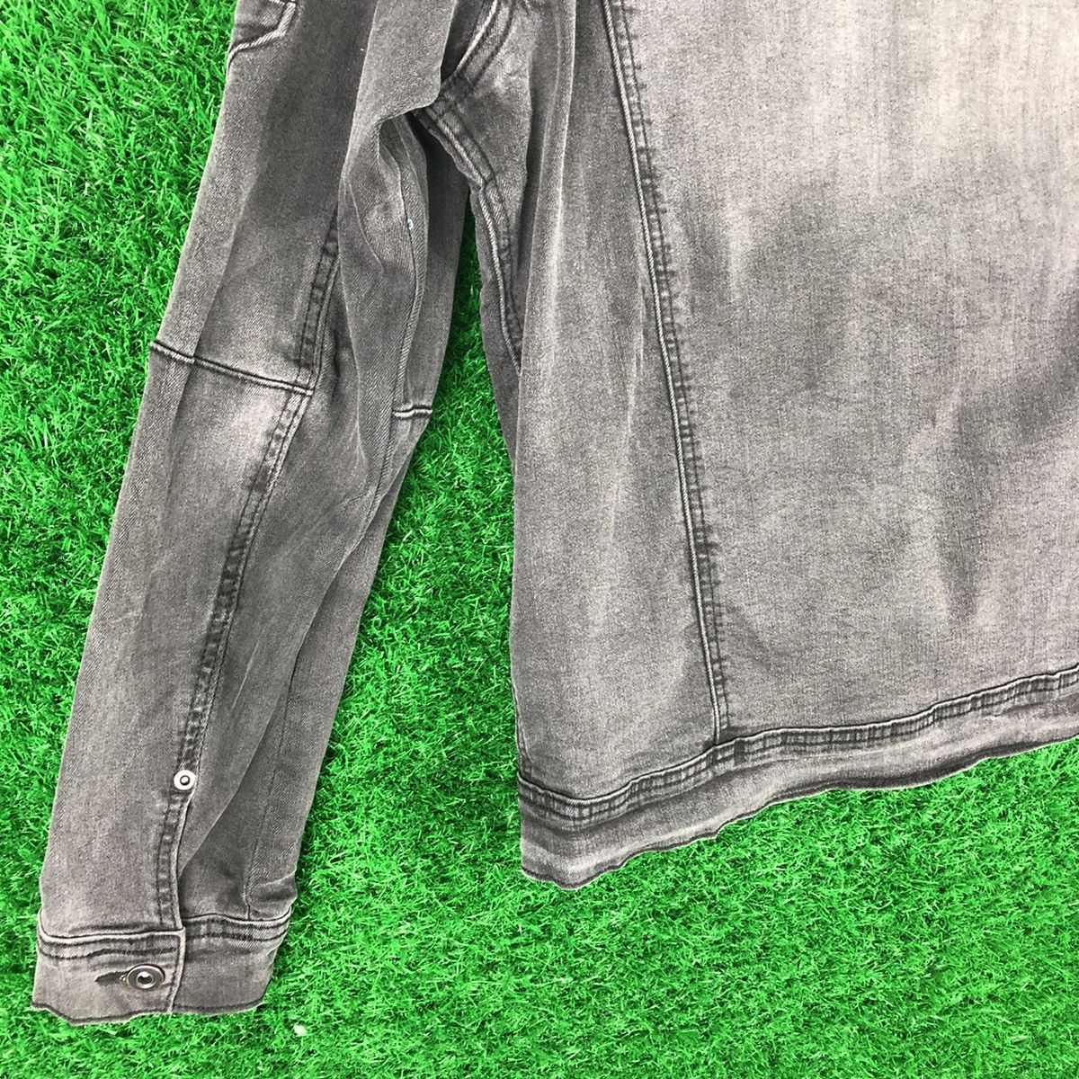 Japanese Brand Vintage Denim Trucker Jacket by Doux Fresco Mode Pour Hommes Size US M / EU 48-50 / 2 - 6 Thumbnail