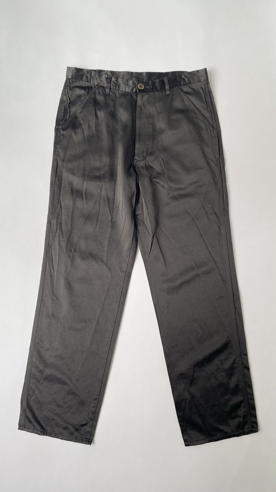 Comme des Garcons A/W 04 Washed Silk Utility Trousers Size US 32 / EU 48 - 2 Thumbnail