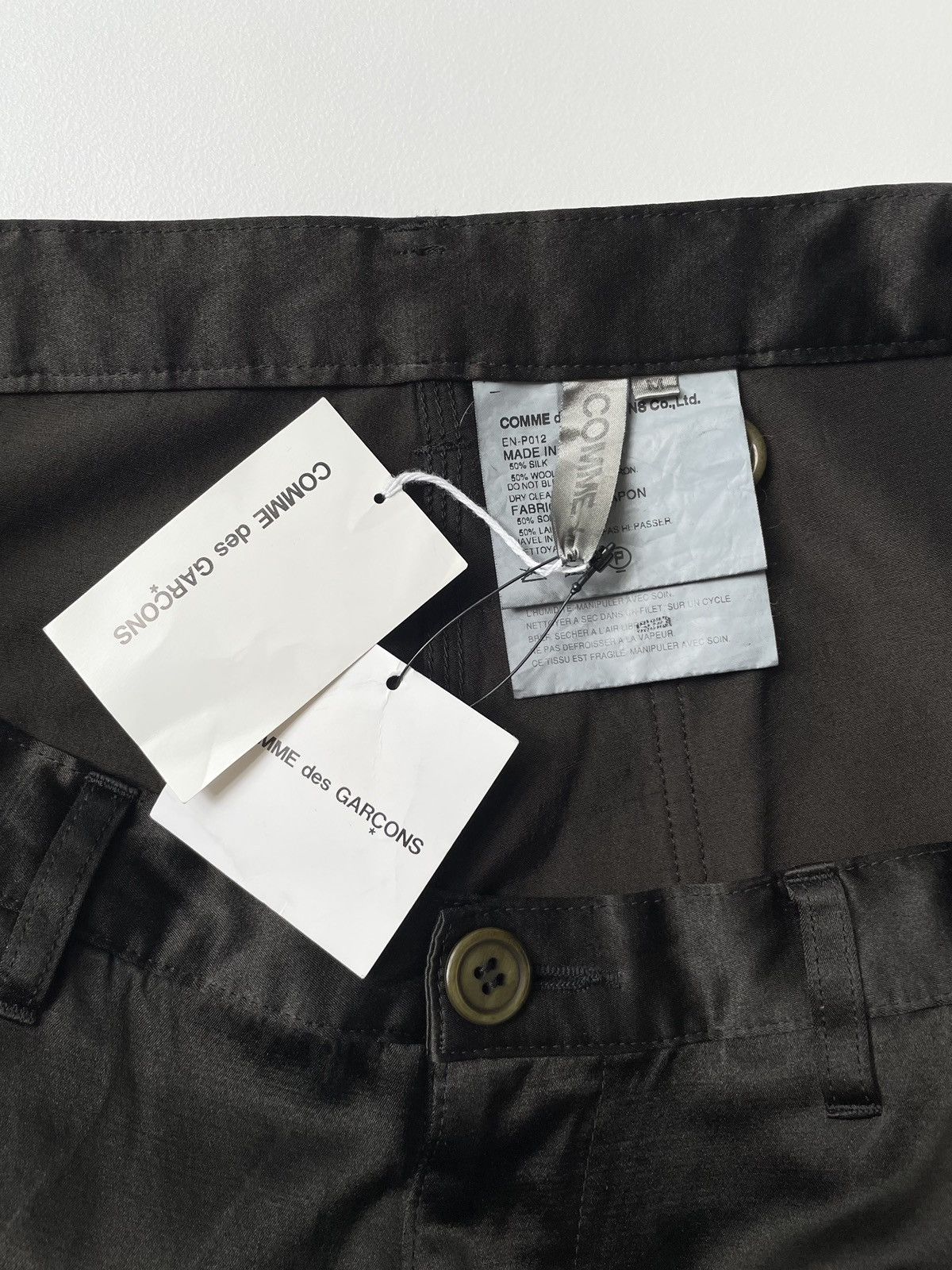 Comme des Garcons A/W 04 Washed Silk Utility Trousers Size US 32 / EU 48 - 8 Thumbnail