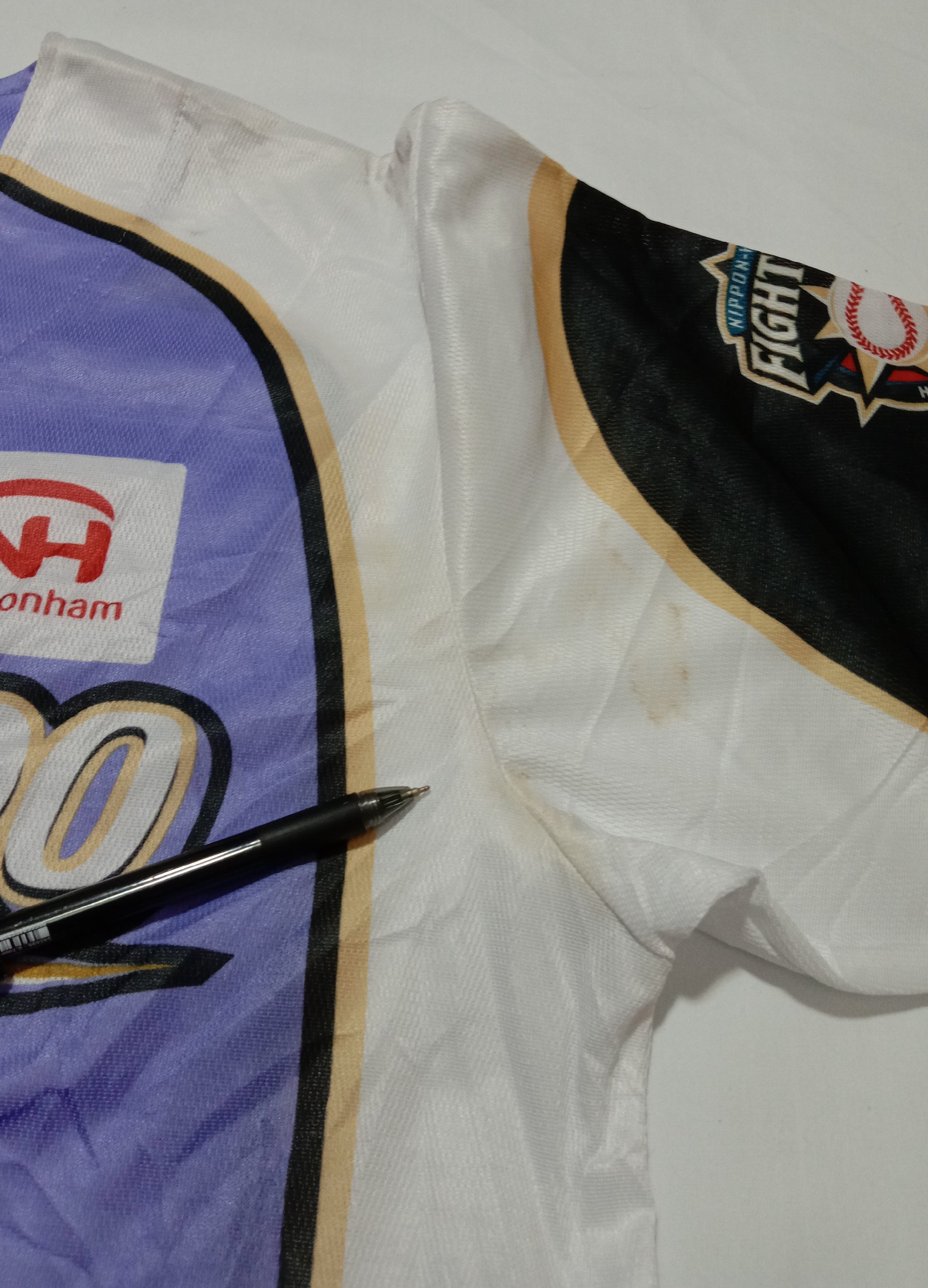 MLB Nippon Ham Fighters Hokkaido NPB Japan Baseball Jersey Size US XL / EU 56 / 4 - 8 Thumbnail