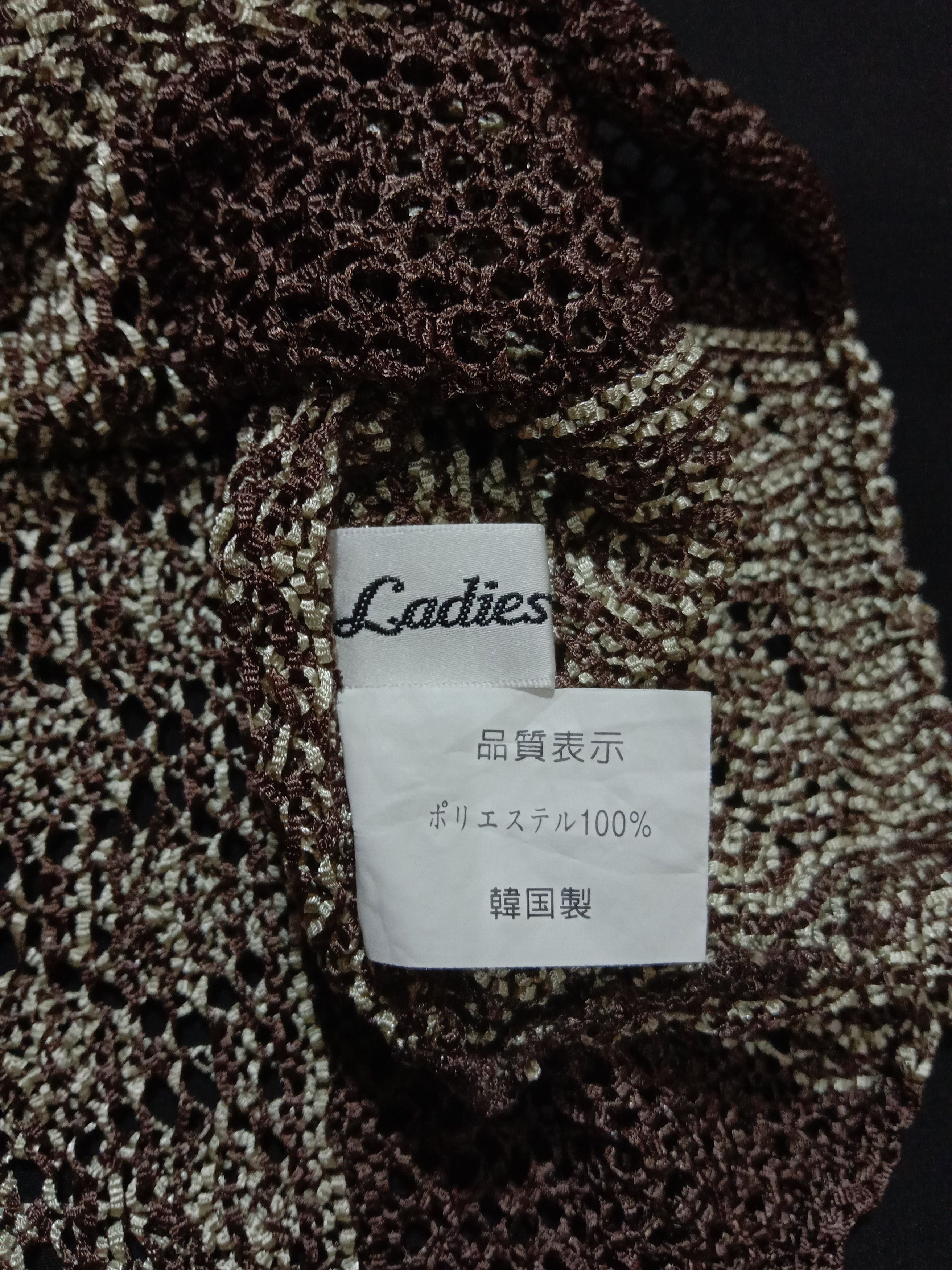 Japanese Brand Luxury Style LADIES FASHION Knitwear Brown Color Size ONE SIZE - 4 Thumbnail