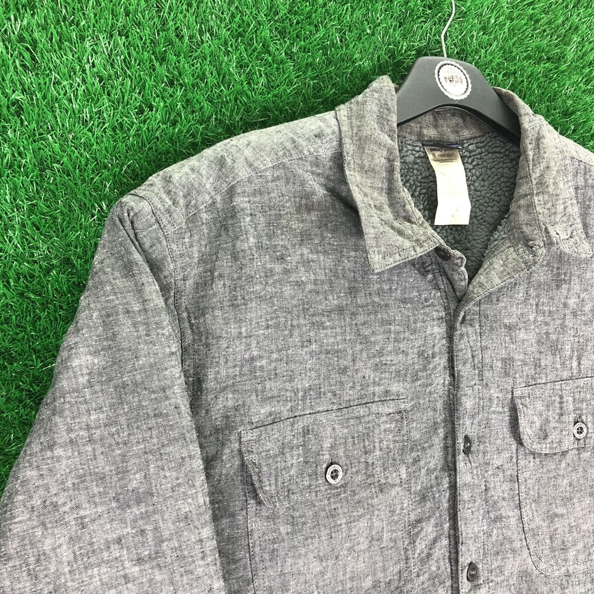 Patagonia Vintage 00's Patagonia Flannel Sherpa Lining Shirts Size US XL / EU 56 / 4 - 2 Thumbnail