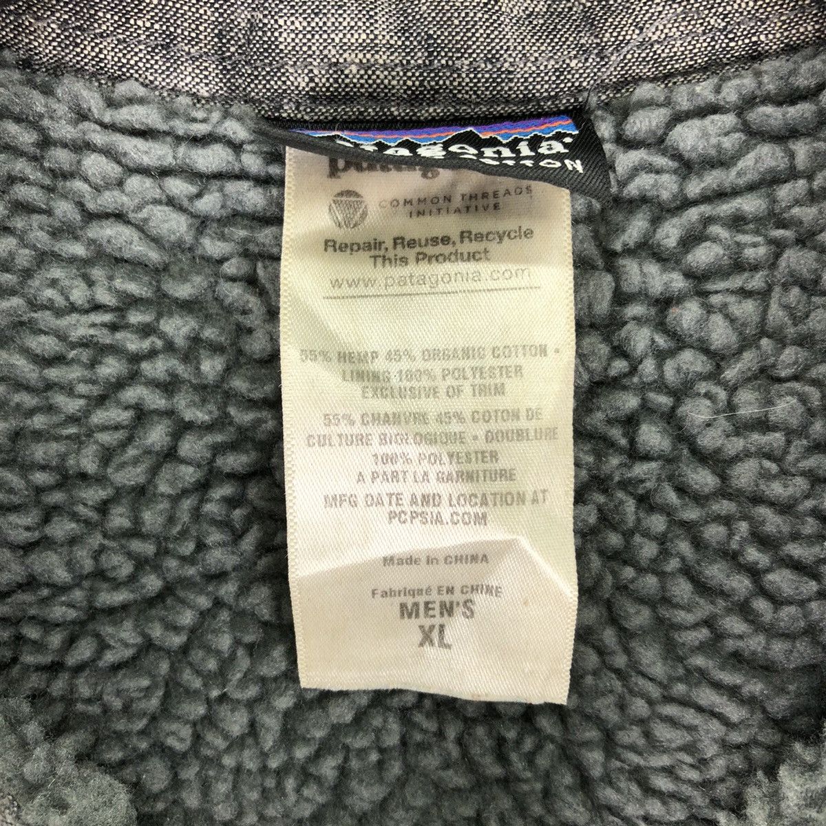 Patagonia Vintage 00's Patagonia Flannel Sherpa Lining Shirts Size US XL / EU 56 / 4 - 12 Thumbnail