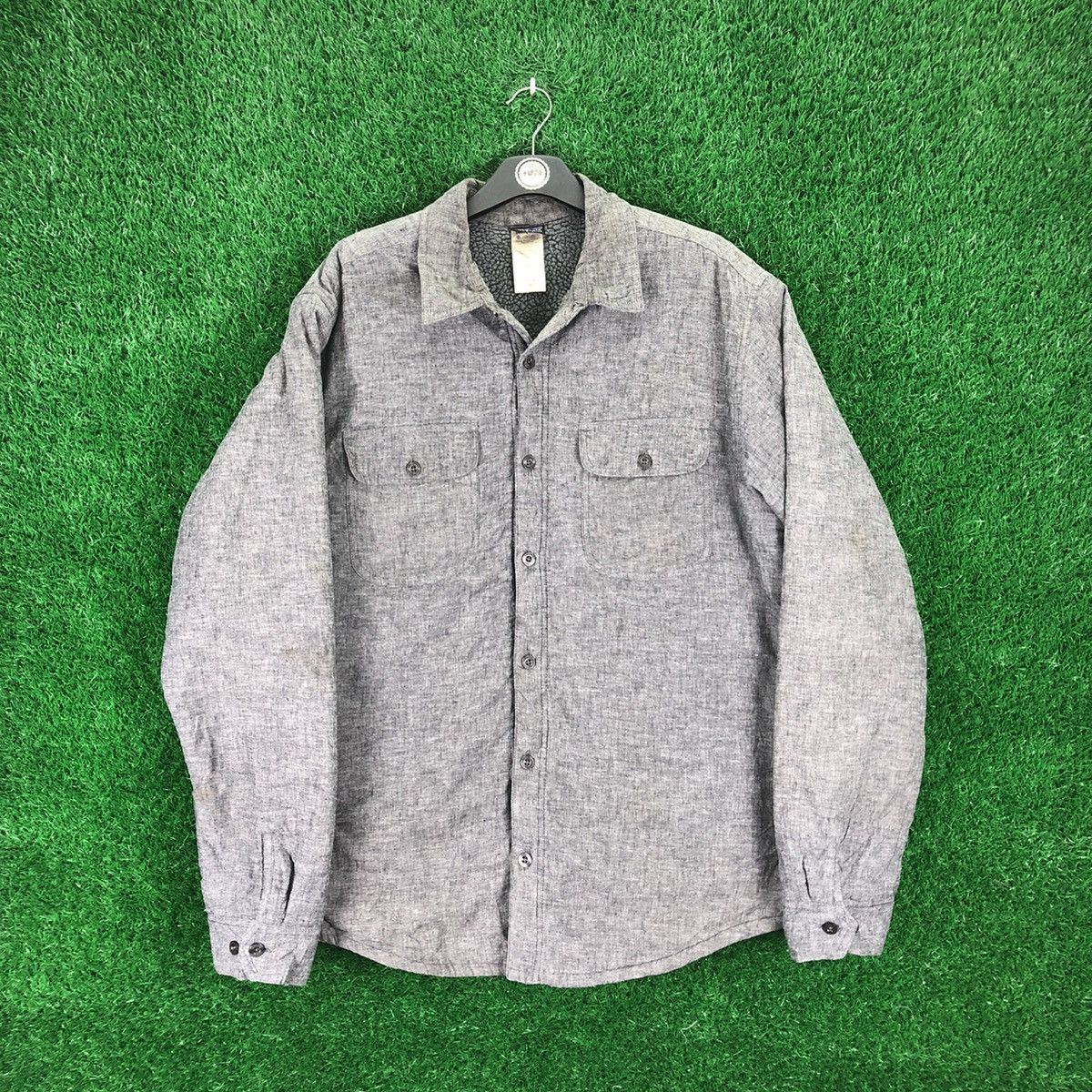 Patagonia Vintage 00's Patagonia Flannel Sherpa Lining Shirts Size US XL / EU 56 / 4 - 1 Thumbnail