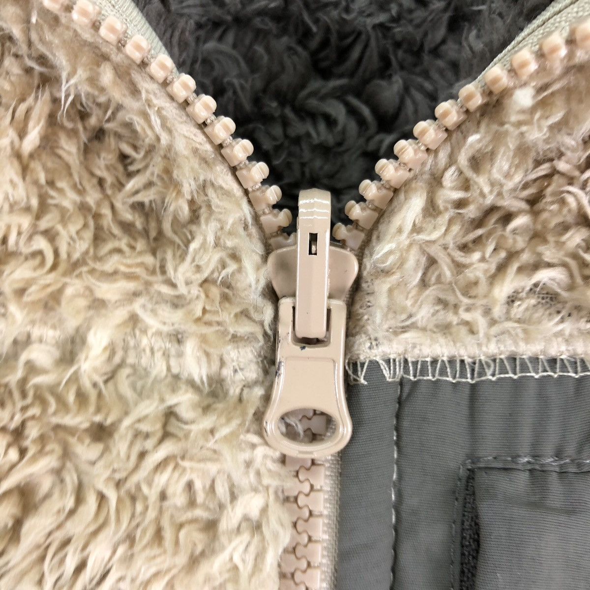 Japanese Brand Vintage Captain Stag Bulky Fleece Sherpa Zipper Sweater Size US L / EU 52-54 / 3 - 9 Thumbnail
