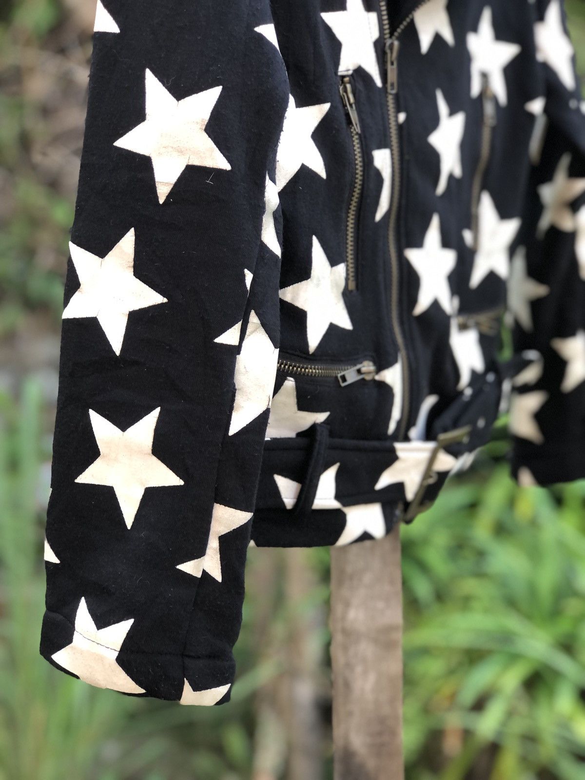Indian Motorcycle Vintage Double Collar Jacket Fullprint Star Size XS / US 0-2 / IT 36-38 - 3 Thumbnail