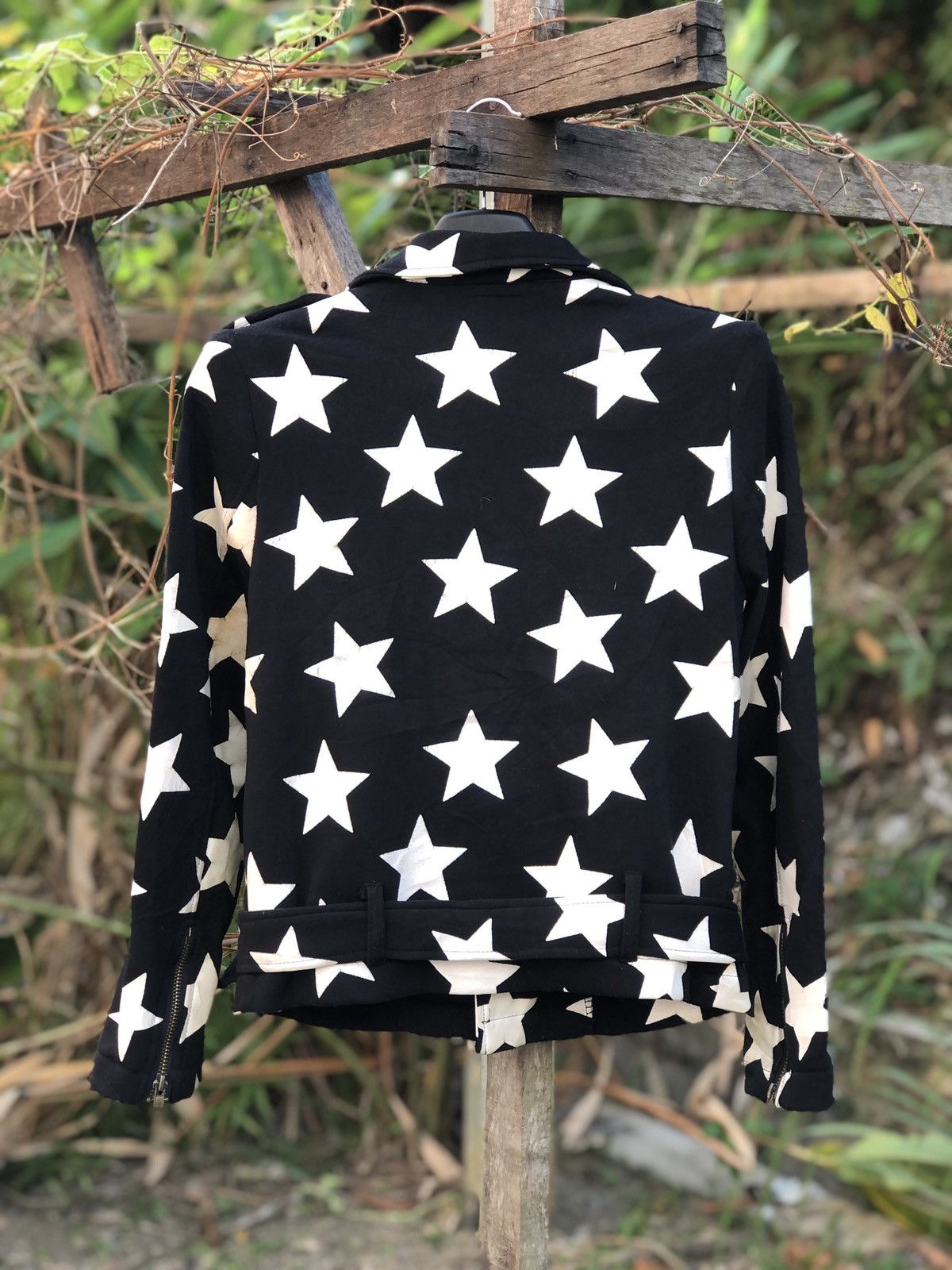 Indian Motorcycle Vintage Double Collar Jacket Fullprint Star Size XS / US 0-2 / IT 36-38 - 4 Thumbnail