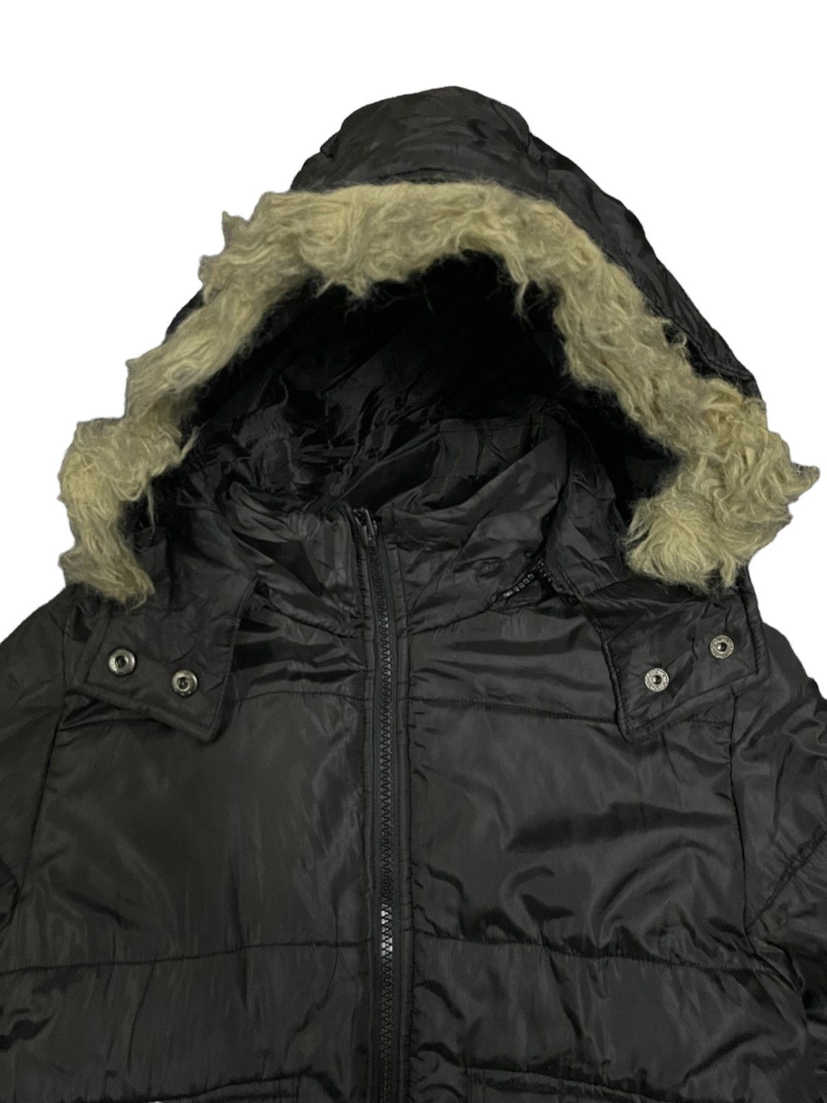 Japanese Brand Japanese Avant Garde Style Tactical Fur Hooded Jacket Size M / US 6-8 / IT 42-44 - 6 Thumbnail