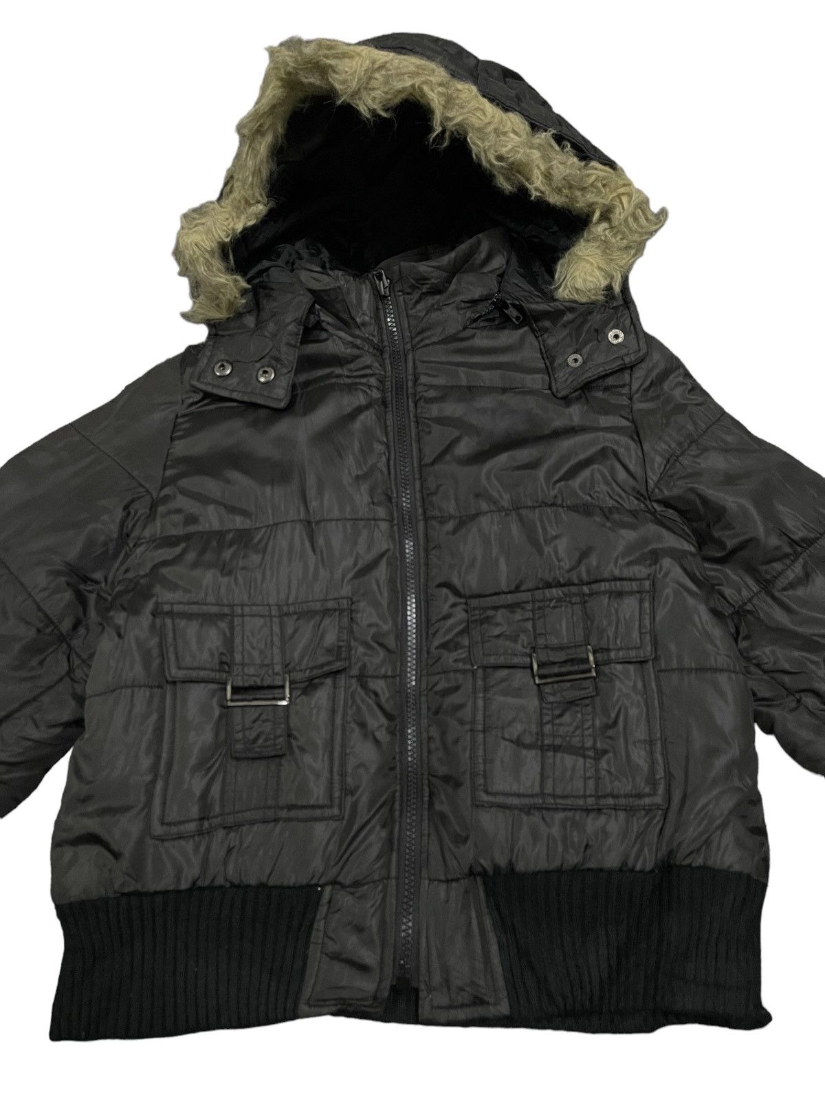 Japanese Brand Japanese Avant Garde Style Tactical Fur Hooded Jacket Size M / US 6-8 / IT 42-44 - 5 Thumbnail