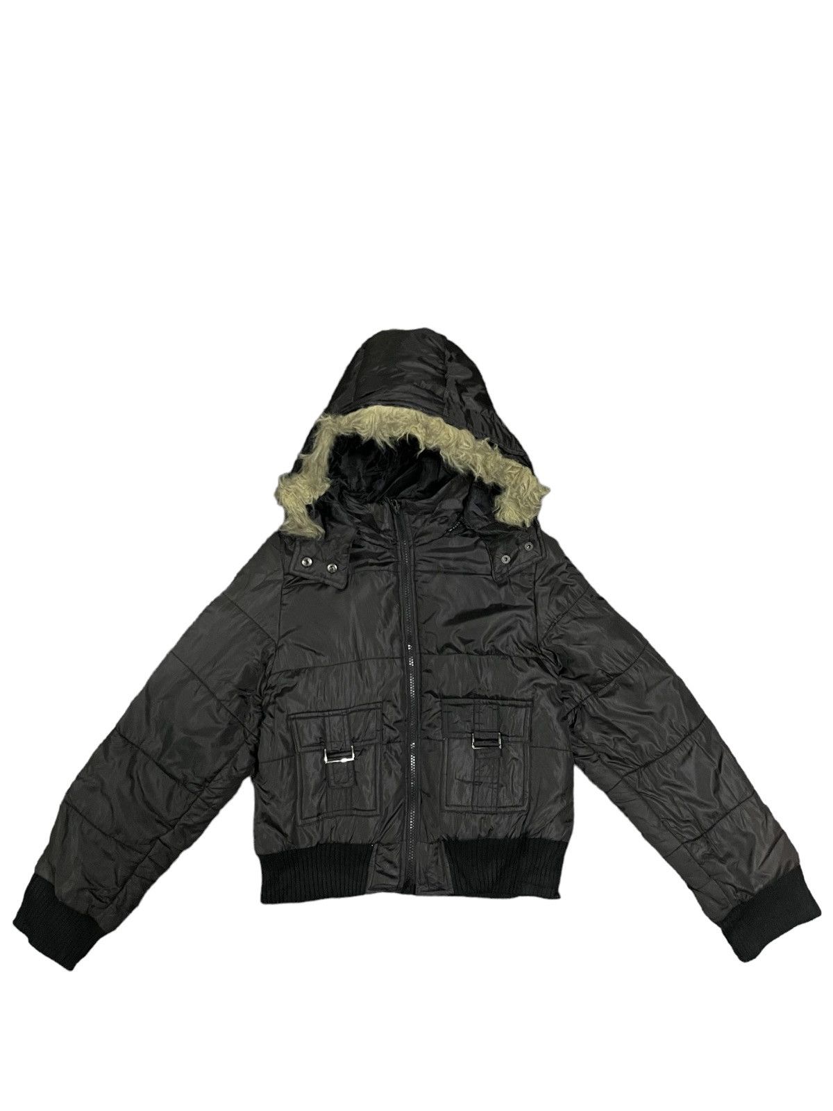 Japanese Brand Japanese Avant Garde Style Tactical Fur Hooded Jacket Size M / US 6-8 / IT 42-44 - 1 Thumbnail