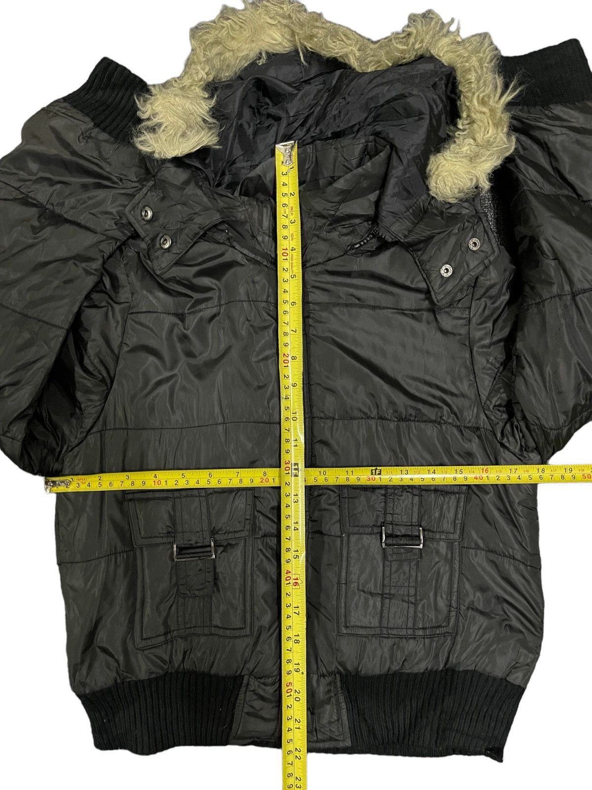 Japanese Brand Japanese Avant Garde Style Tactical Fur Hooded Jacket Size M / US 6-8 / IT 42-44 - 13 Thumbnail