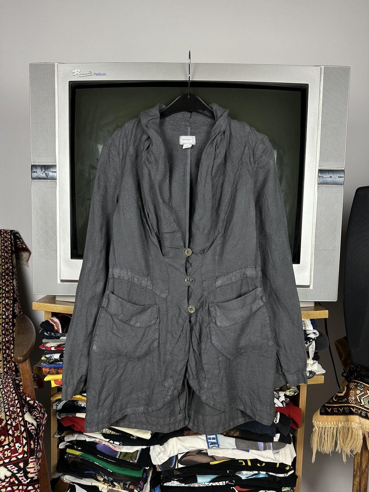 Transit Par Such Women's Linen Jacket