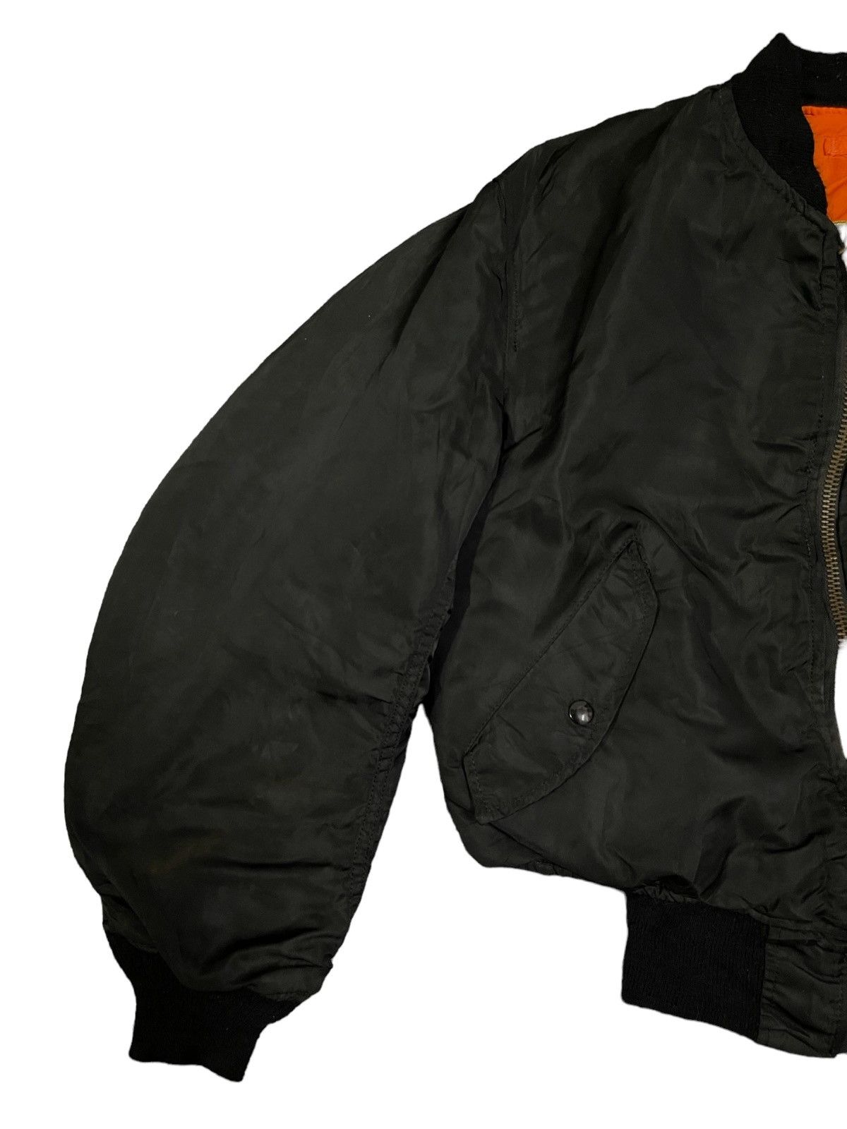 Alpha Industries Vintage Alpha Industries Embroidered Marine Corp Bomber Size M / US 6-8 / IT 42-44 - 5 Thumbnail