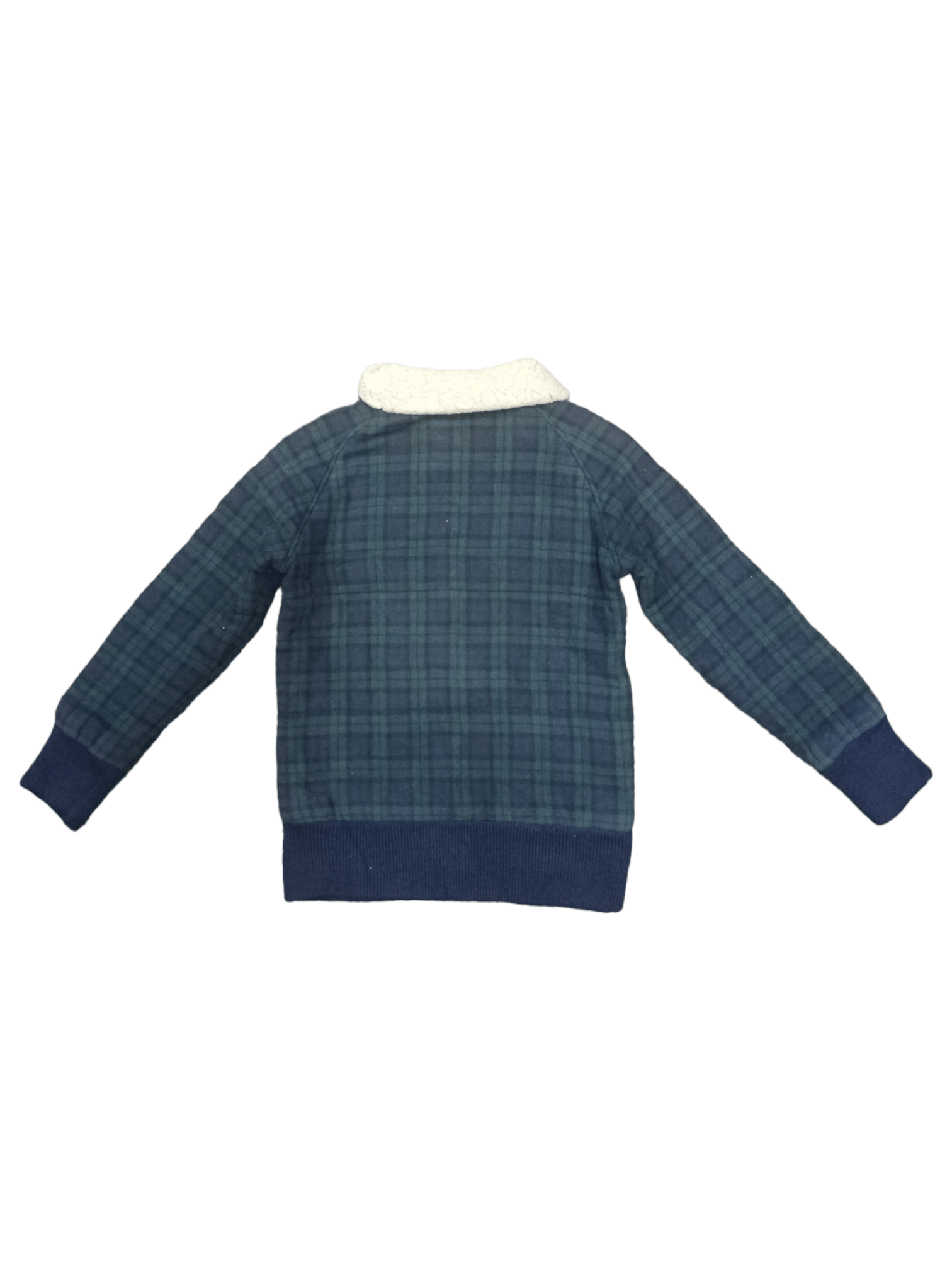 American Apparel × Japanese Brand Vintage Champion Knitted Checkered Sweaters with Sherpa Size US M / EU 48-50 / 2 - 2 Thumbnail