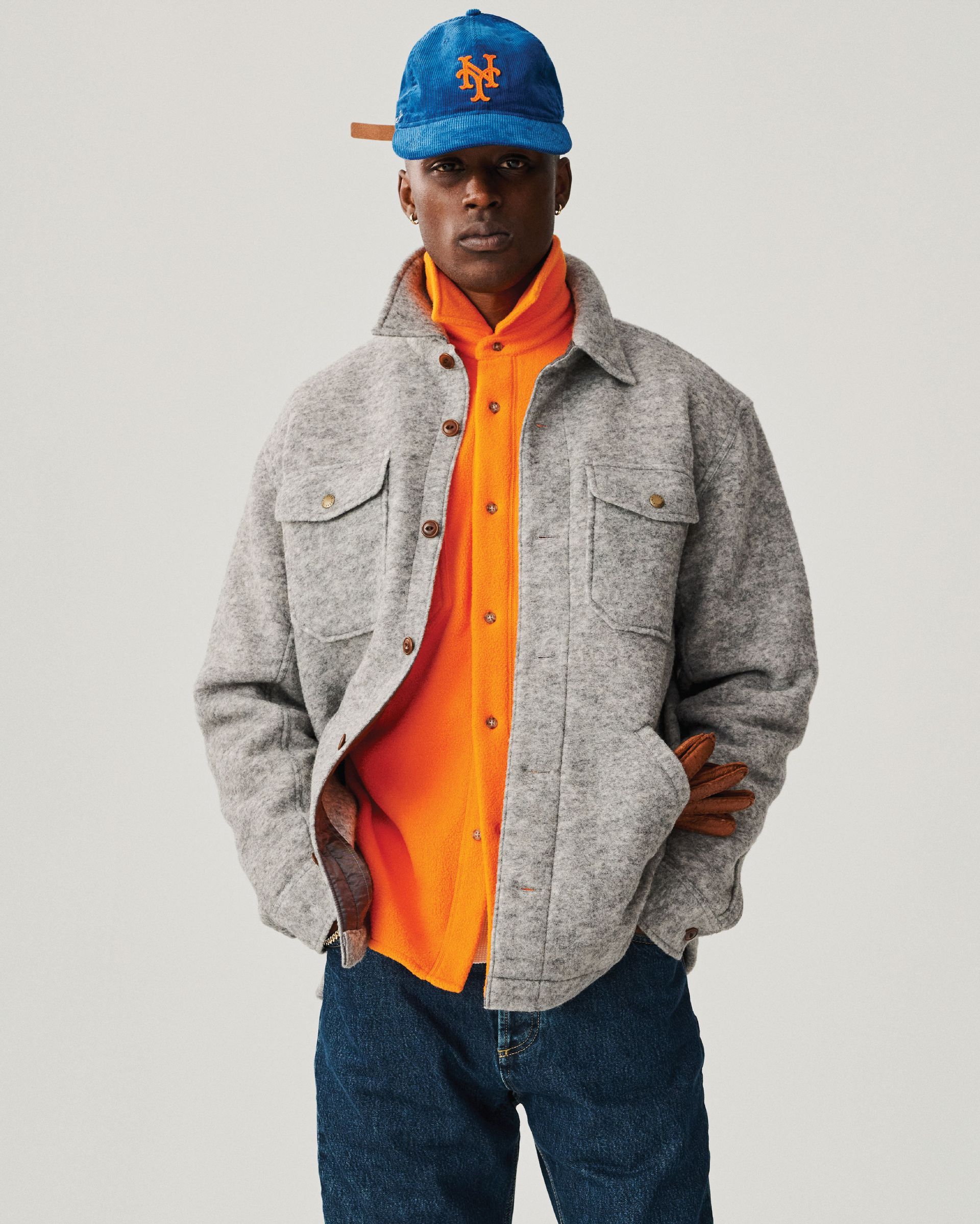 Aimé Leon Dore 23AW Wool Tocoat Grey S AimeLeonDore68a4cc2c9a26f468a4