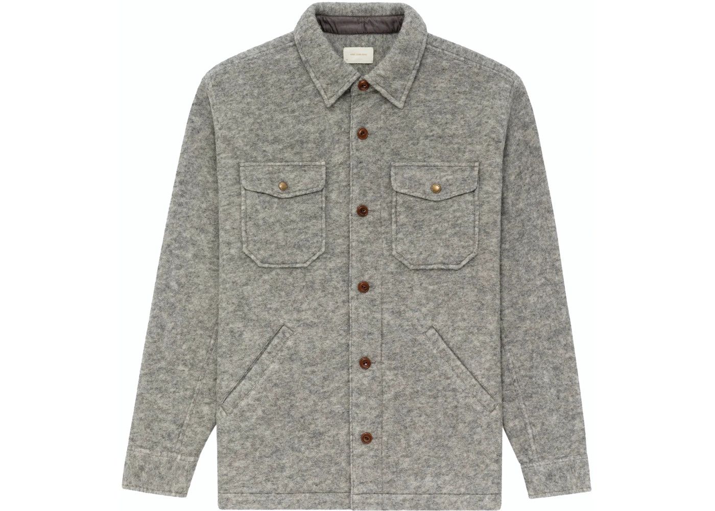 Aime Leon Dore Grey Wool Overshirt sz S Size US S / EU 44-46 / 1 - 2 Thumbnail