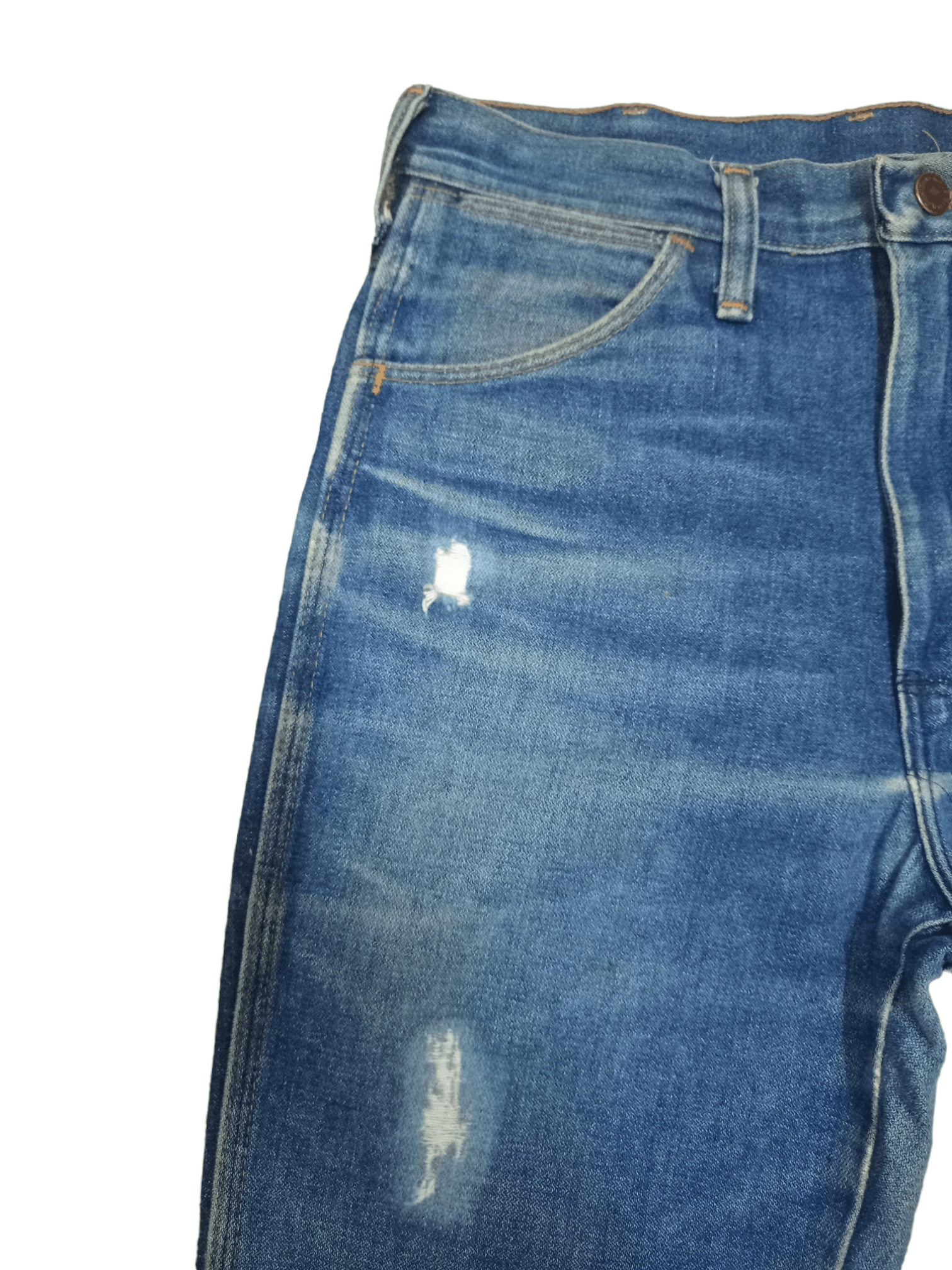 Wrangler SALES 🔥 Vintage Wrangler Mud Wash Distressed Loose Jeans Size US 28 / EU 44 - 5 Thumbnail
