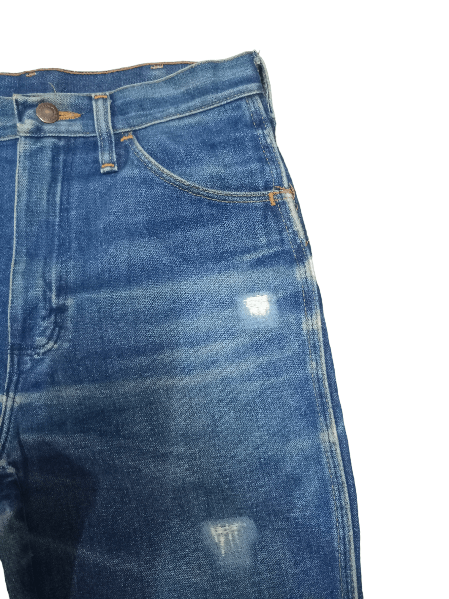 Wrangler SALES 🔥 Vintage Wrangler Mud Wash Distressed Loose Jeans Size US 28 / EU 44 - 6 Thumbnail