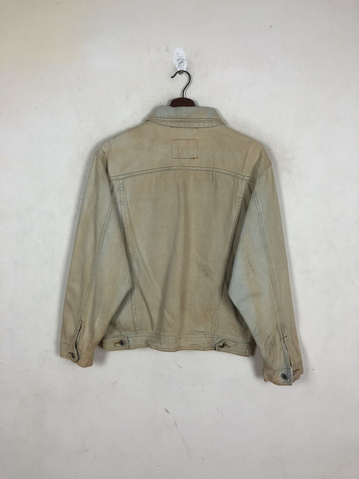 Japanese Brand Olive Blouch Denim Bleach Jacket Size US M / EU 48-50 / 2 - 4 Thumbnail