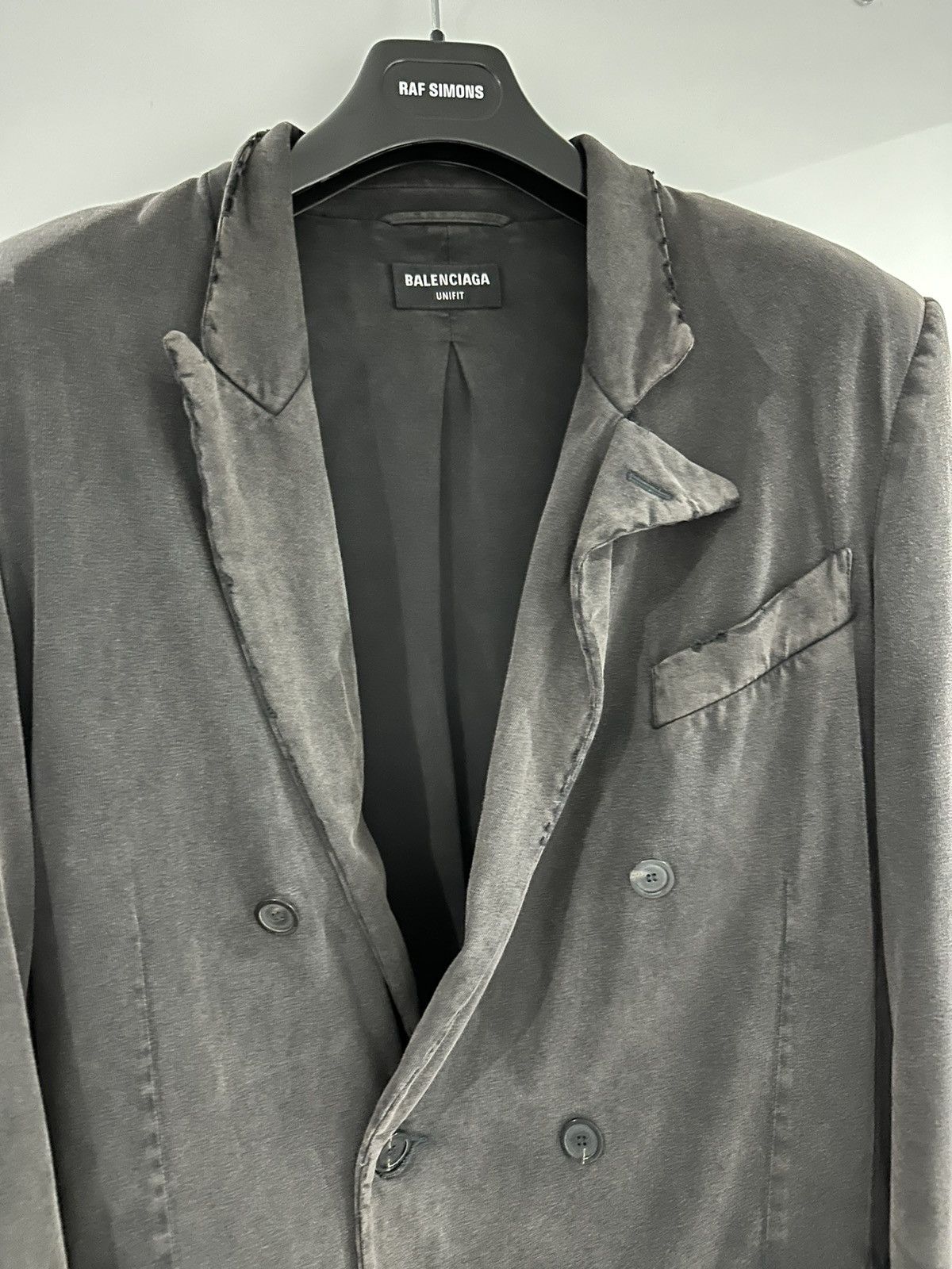 Balenciaga Slim Worn-Out Jacket Balenciaga Size US M / EU 48-50 / 2 - 4 Thumbnail